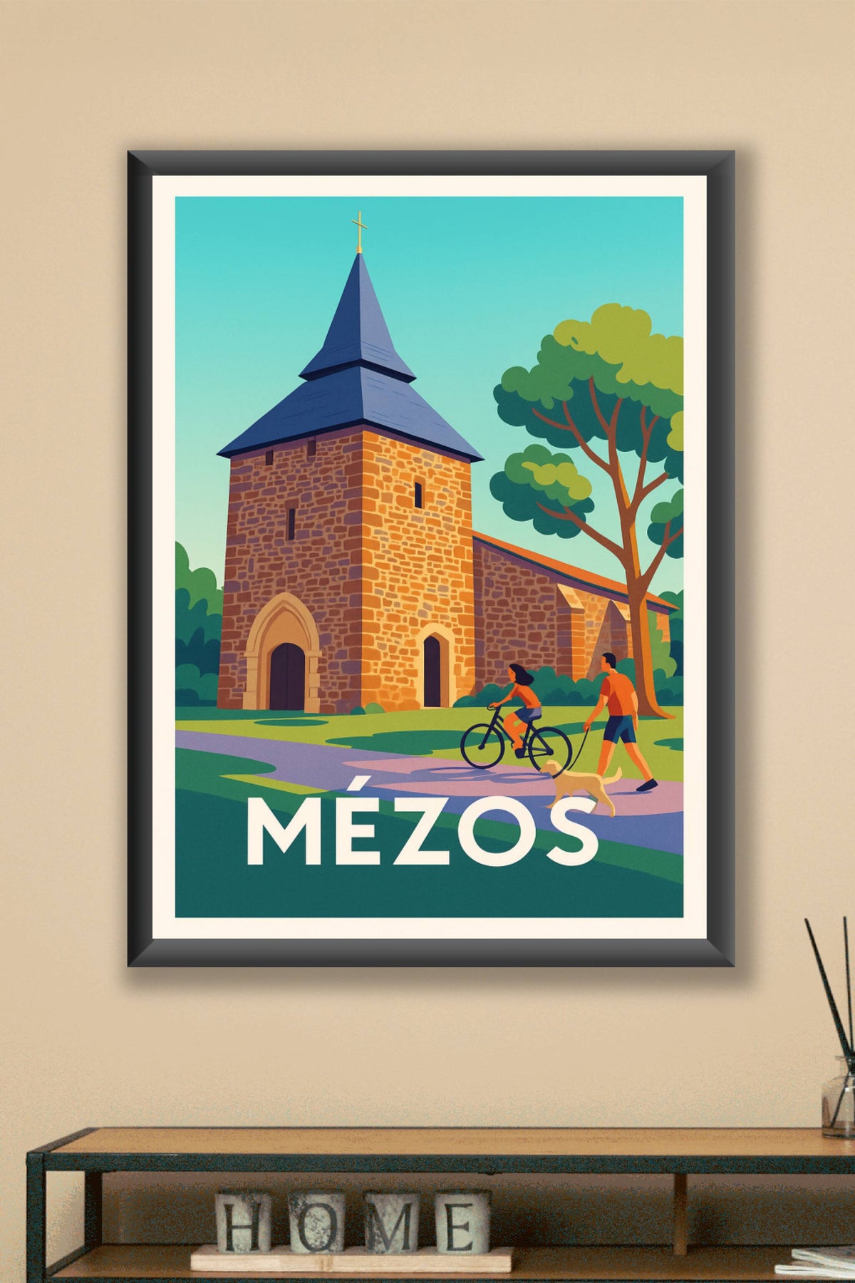Affiche Mézos — L'authenticité au cœur de la nature · poster d'art de Mézos