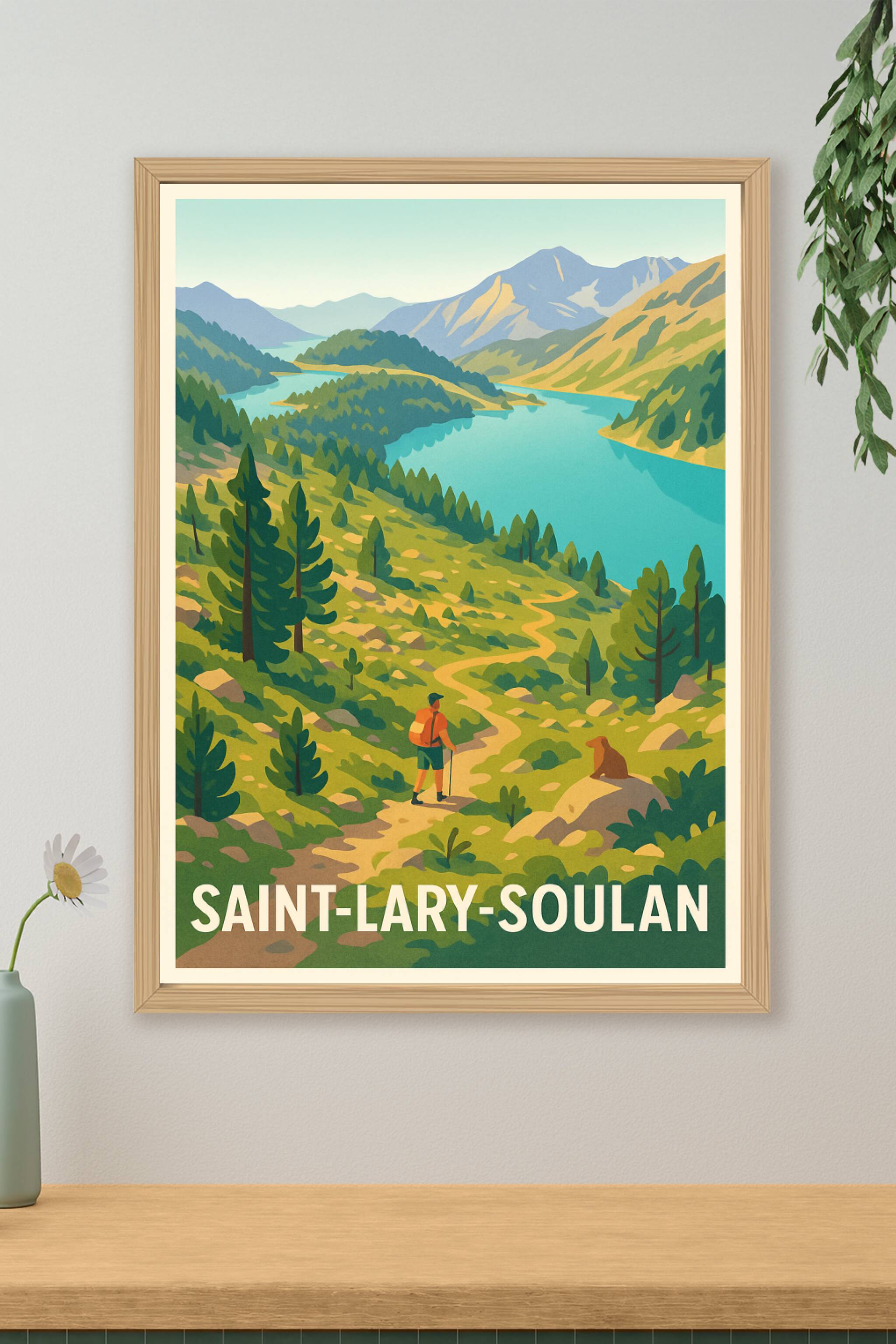 Affiche de Saint-Lary-Soulan - L'Escapade Montagnarde Inoubliable