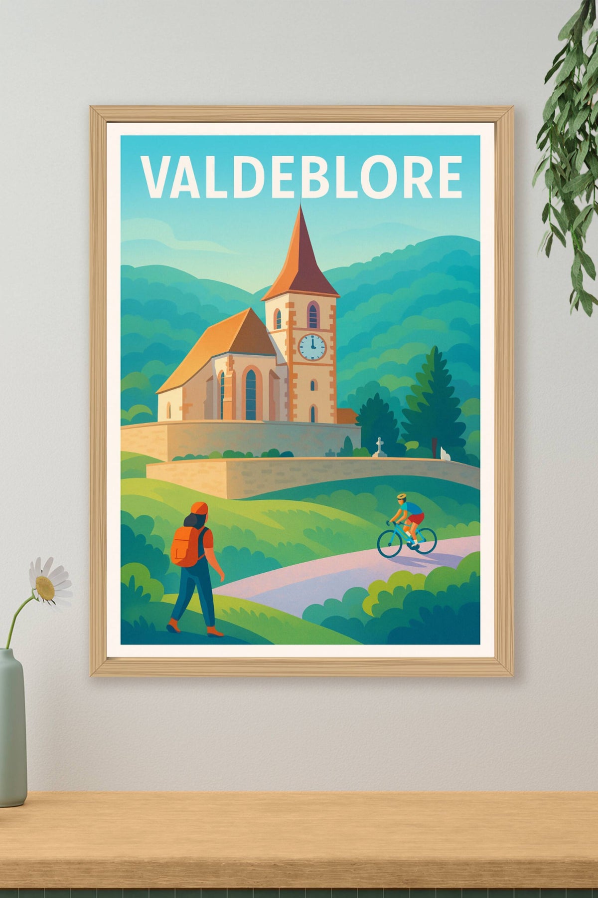 Affiche Valdeblore — Nature et Sérénité au Cœur des Alpes · poster d'art de Valdeblore