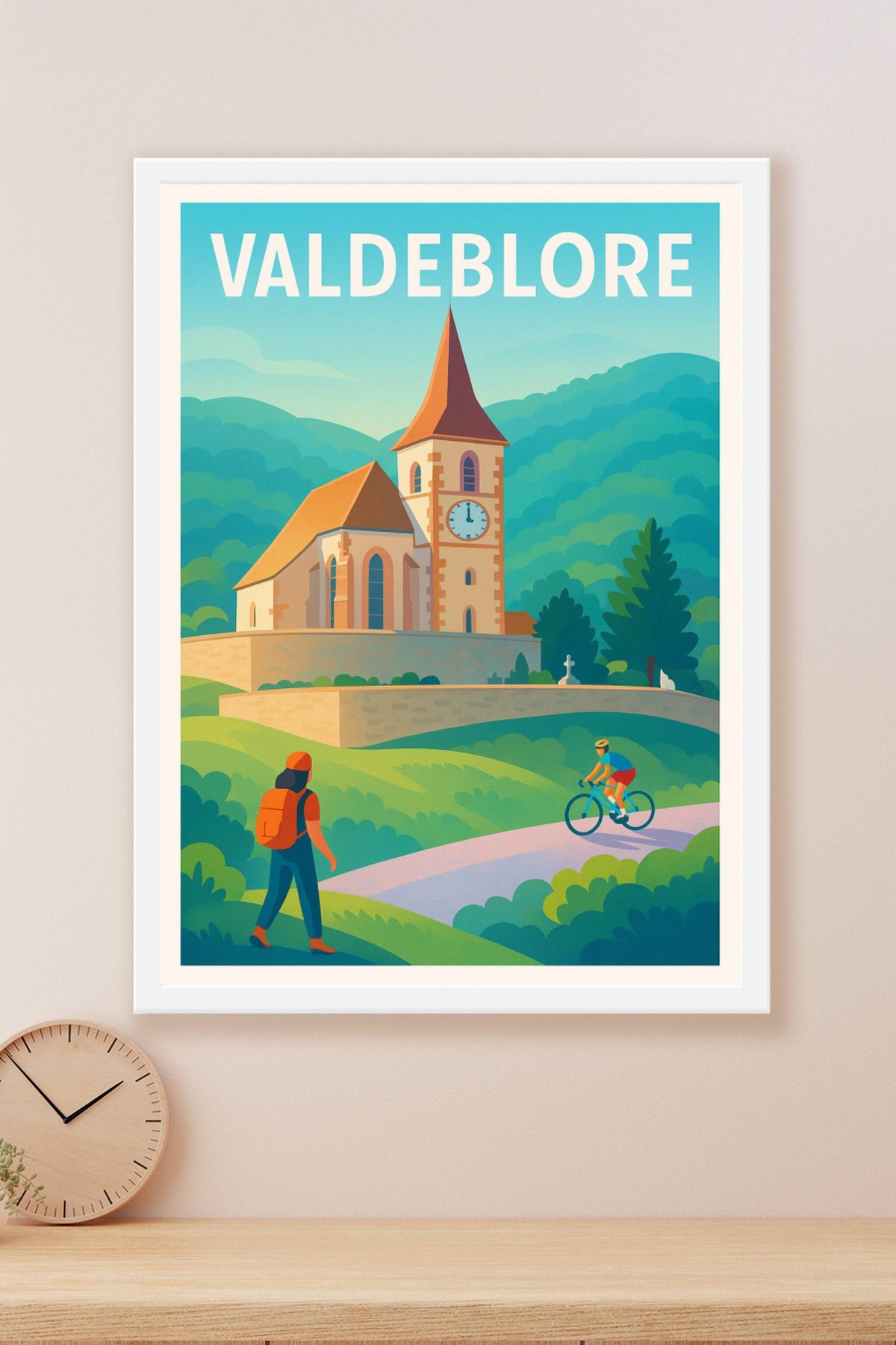 Affiche Valdeblore — Nature et Sérénité au Cœur des Alpes · poster d'art de Valdeblore