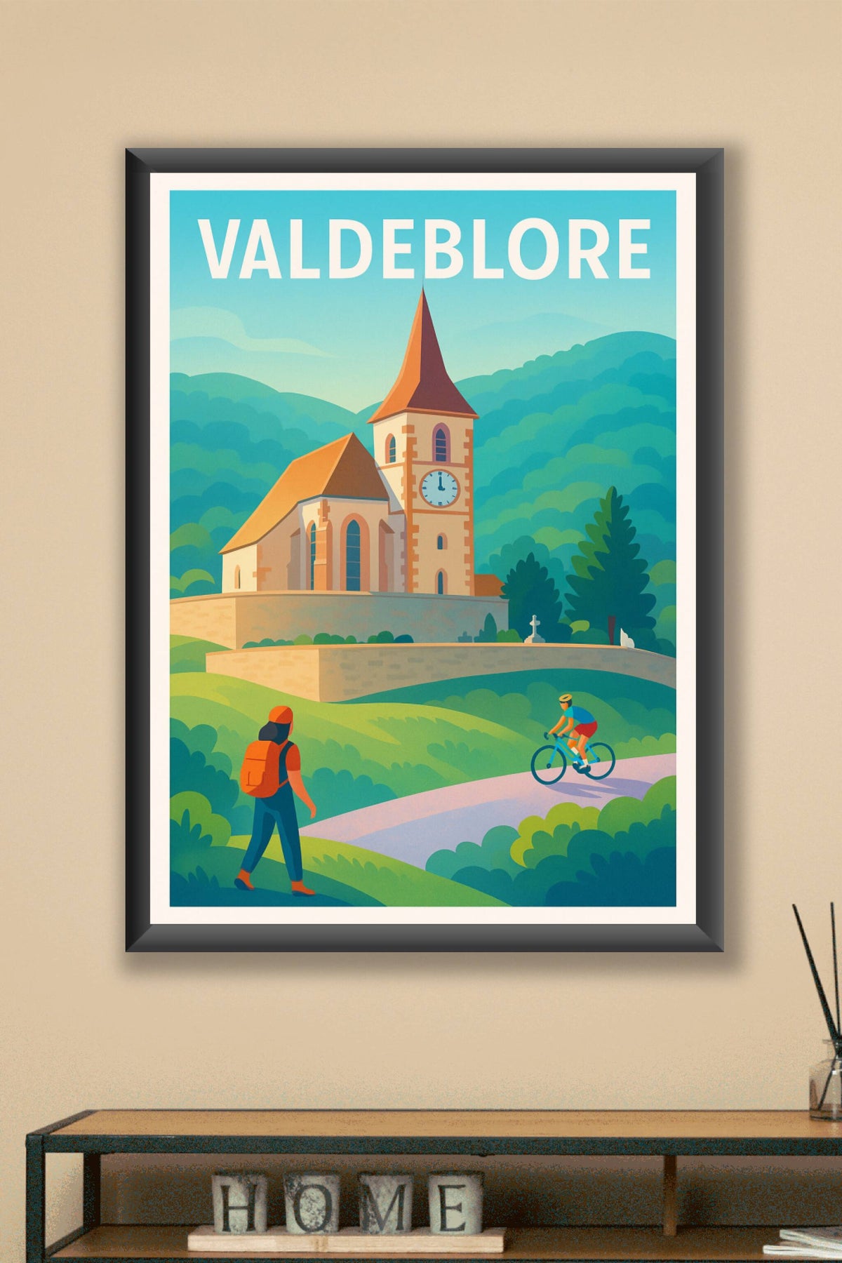 Affiche Valdeblore — Nature et Sérénité au Cœur des Alpes · poster d'art de Valdeblore