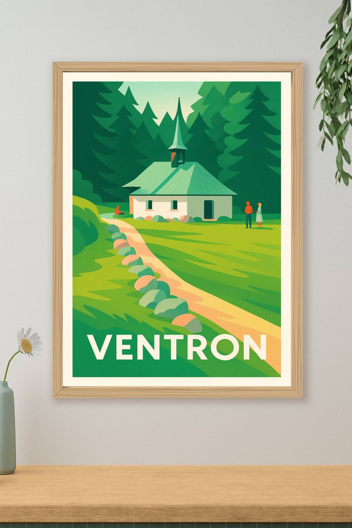 Affiche Ventron — Évasion au cœur des Vosges · poster d'art de Ventron