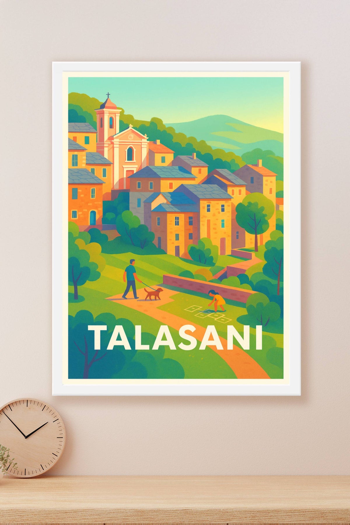 Affiche Talasani — L'âme paisible de la Corse · poster d'art de Talasani