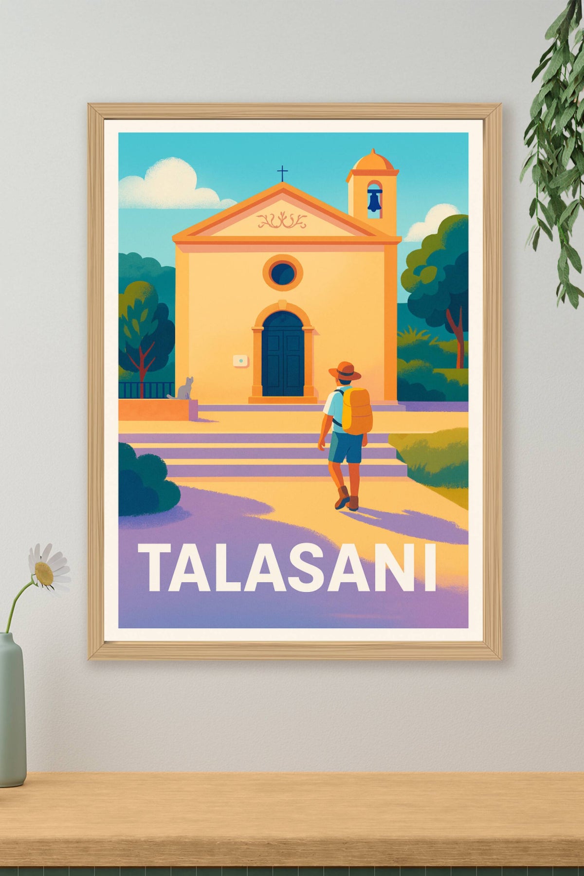 Affiche Talasani — L'escapade méditerranéenne au charme intemporel · poster d'art de Talasani