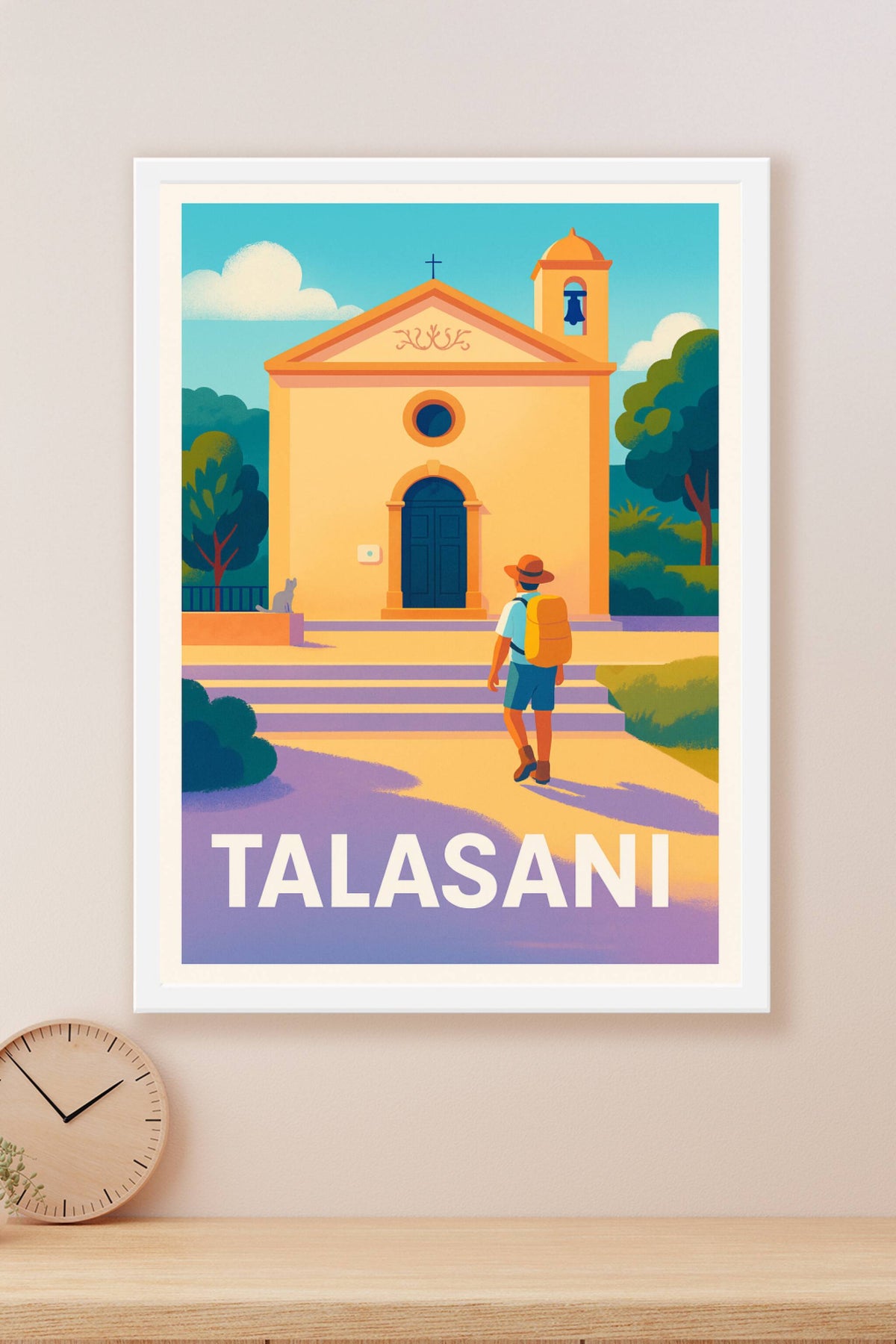 Affiche Talasani — L'escapade méditerranéenne au charme intemporel · poster d'art de Talasani