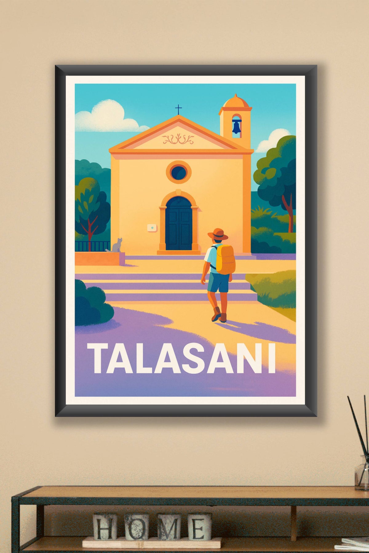 Affiche Talasani — L'escapade méditerranéenne au charme intemporel · poster d'art de Talasani