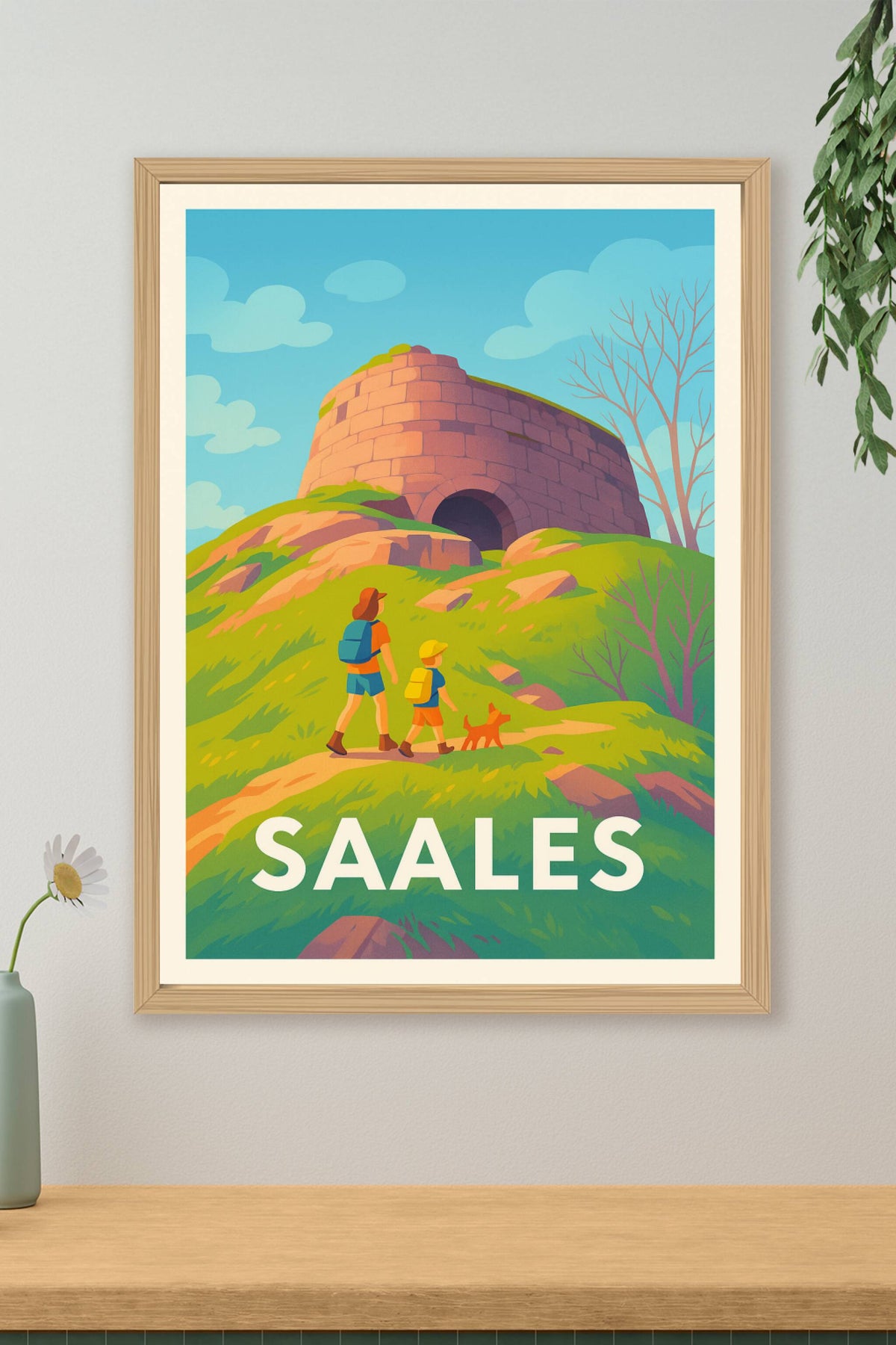 Affiche Saales — Escapade nature au cœur de l’Alsace · poster d'art de Saales