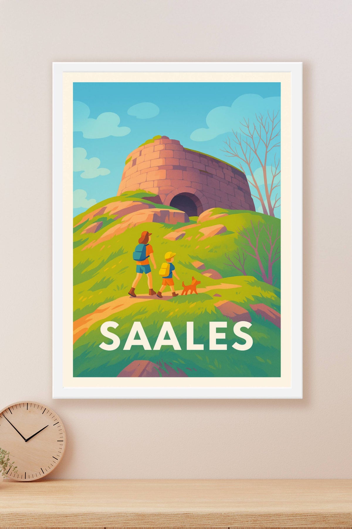 Affiche Saales — Escapade nature au cœur de l’Alsace · poster d'art de Saales