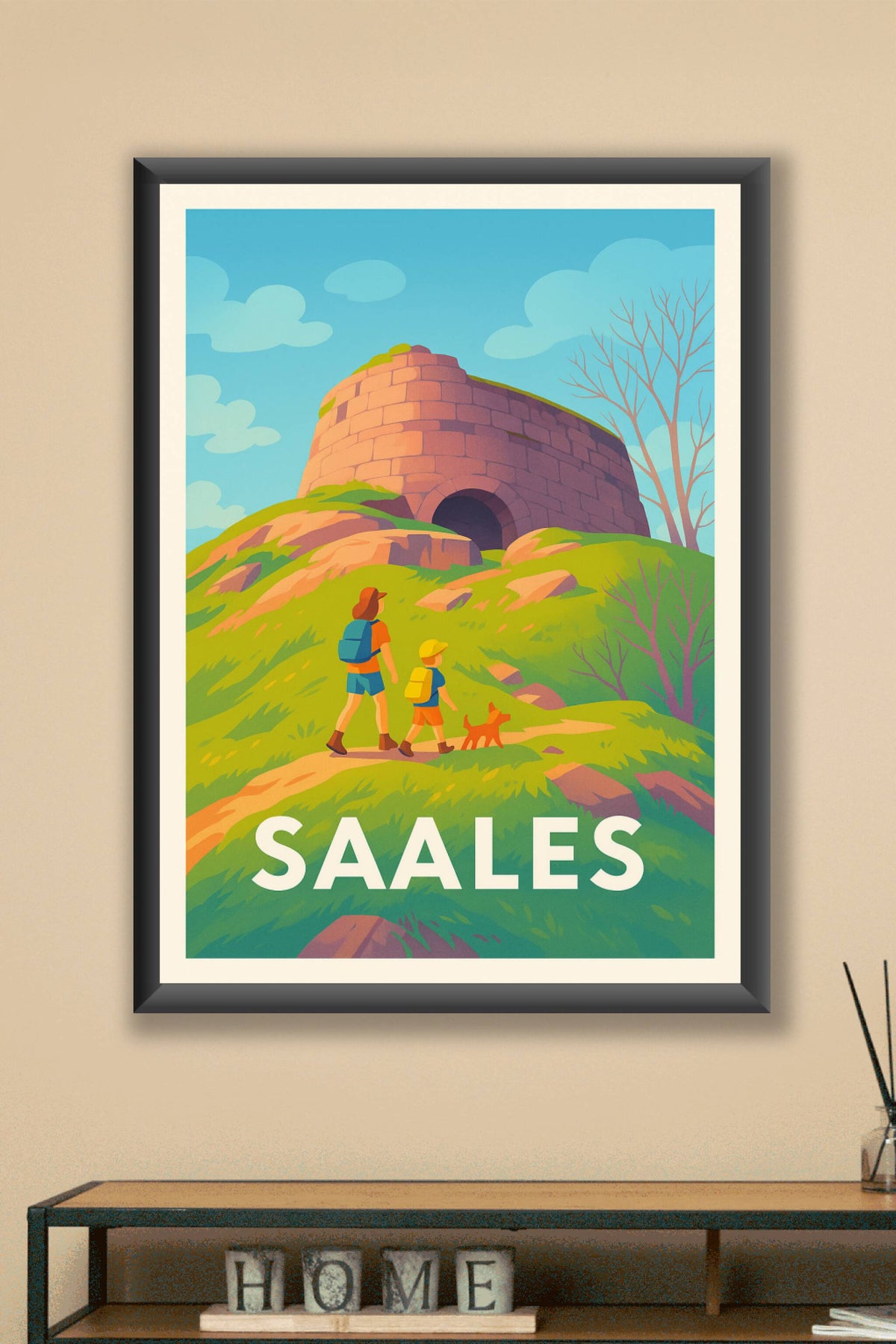 Affiche Saales — Escapade nature au cœur de l’Alsace · poster d'art de Saales