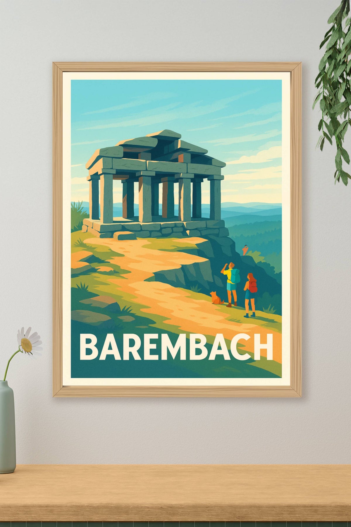 Affiche Barembach — L'appel de la nature et du patrimoine · poster d'art de Barembach