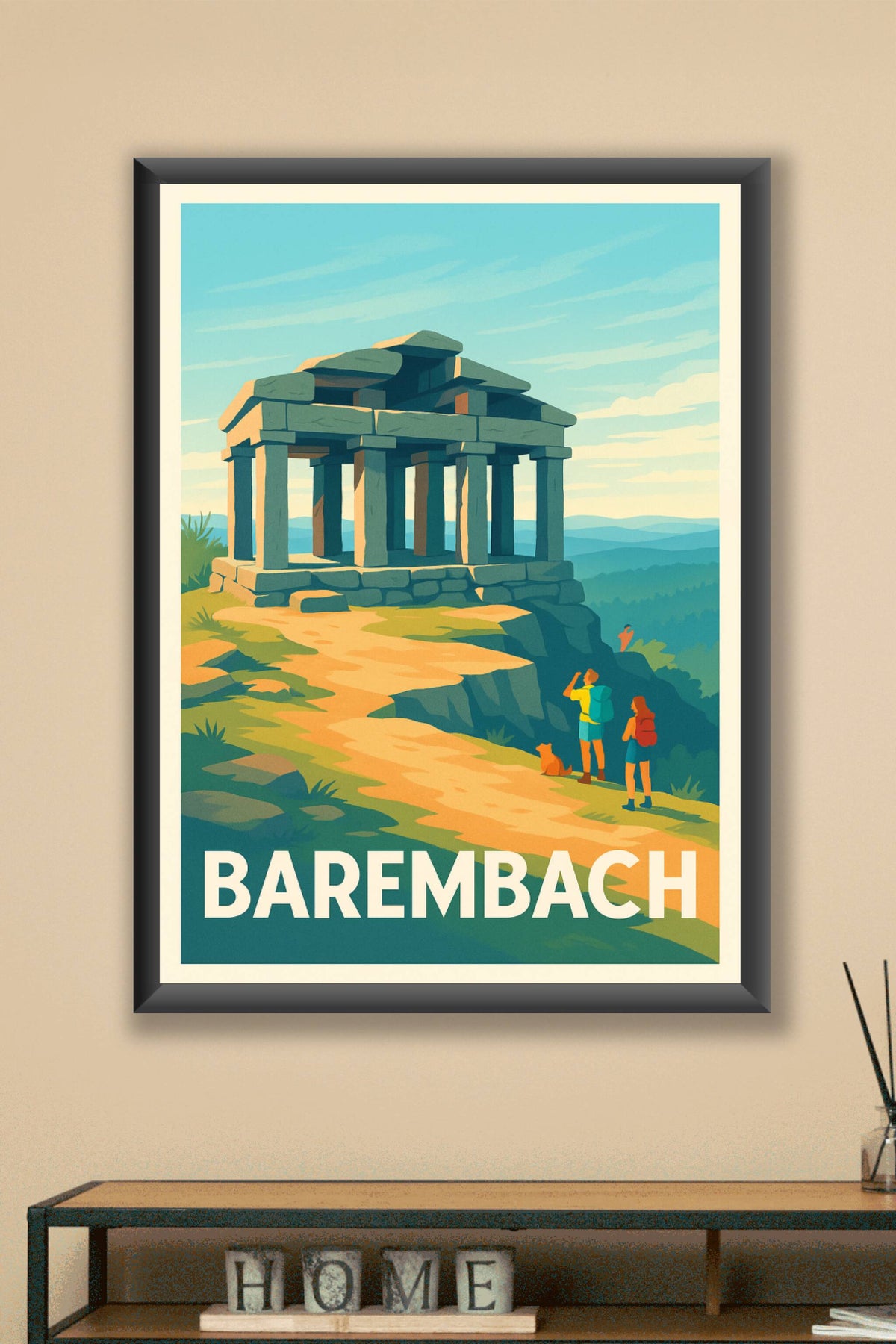Affiche Barembach — L'appel de la nature et du patrimoine · poster d'art de Barembach
