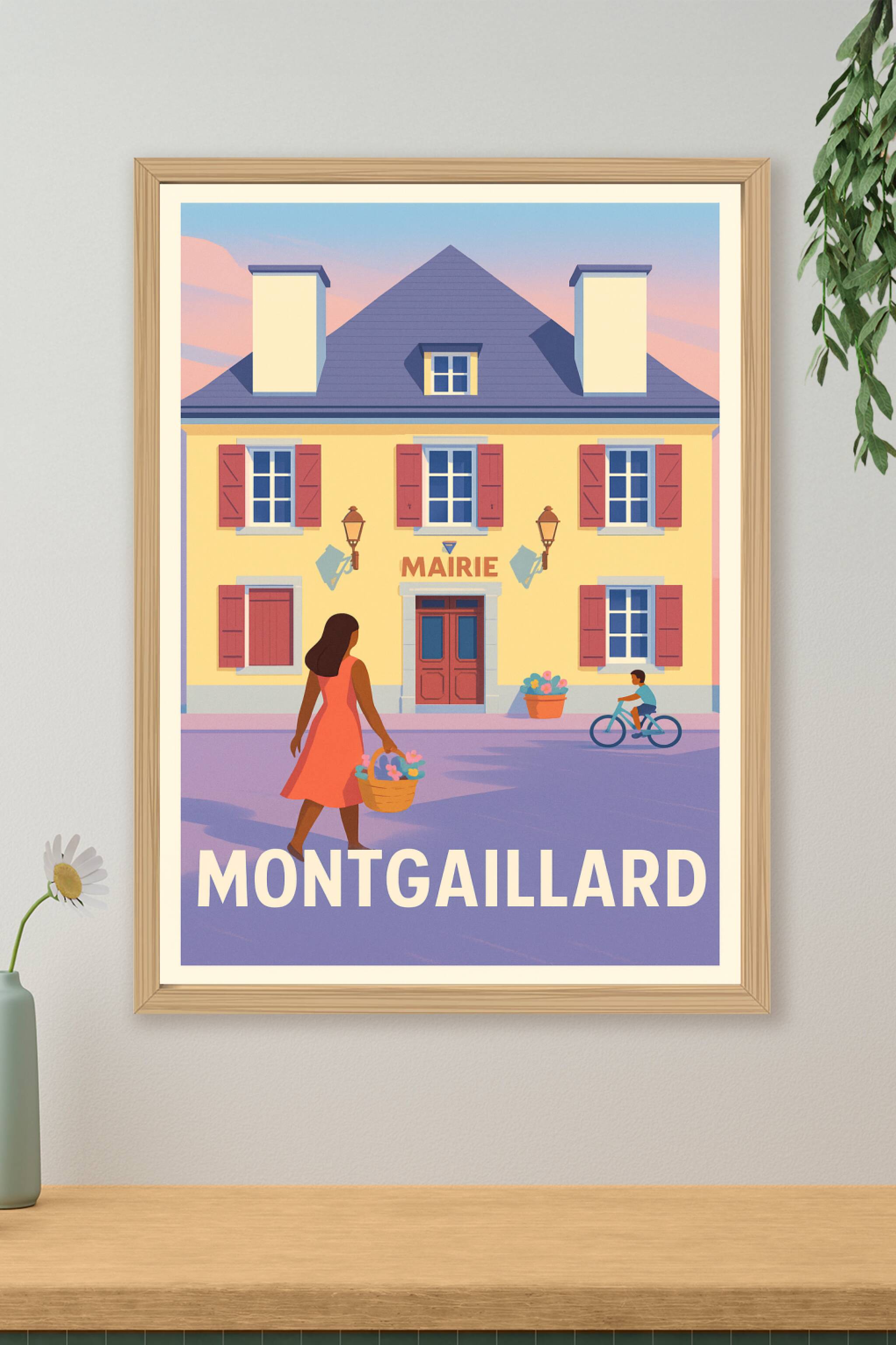 Affiche de Montgaillard - Charme et douceur de la vie locale
