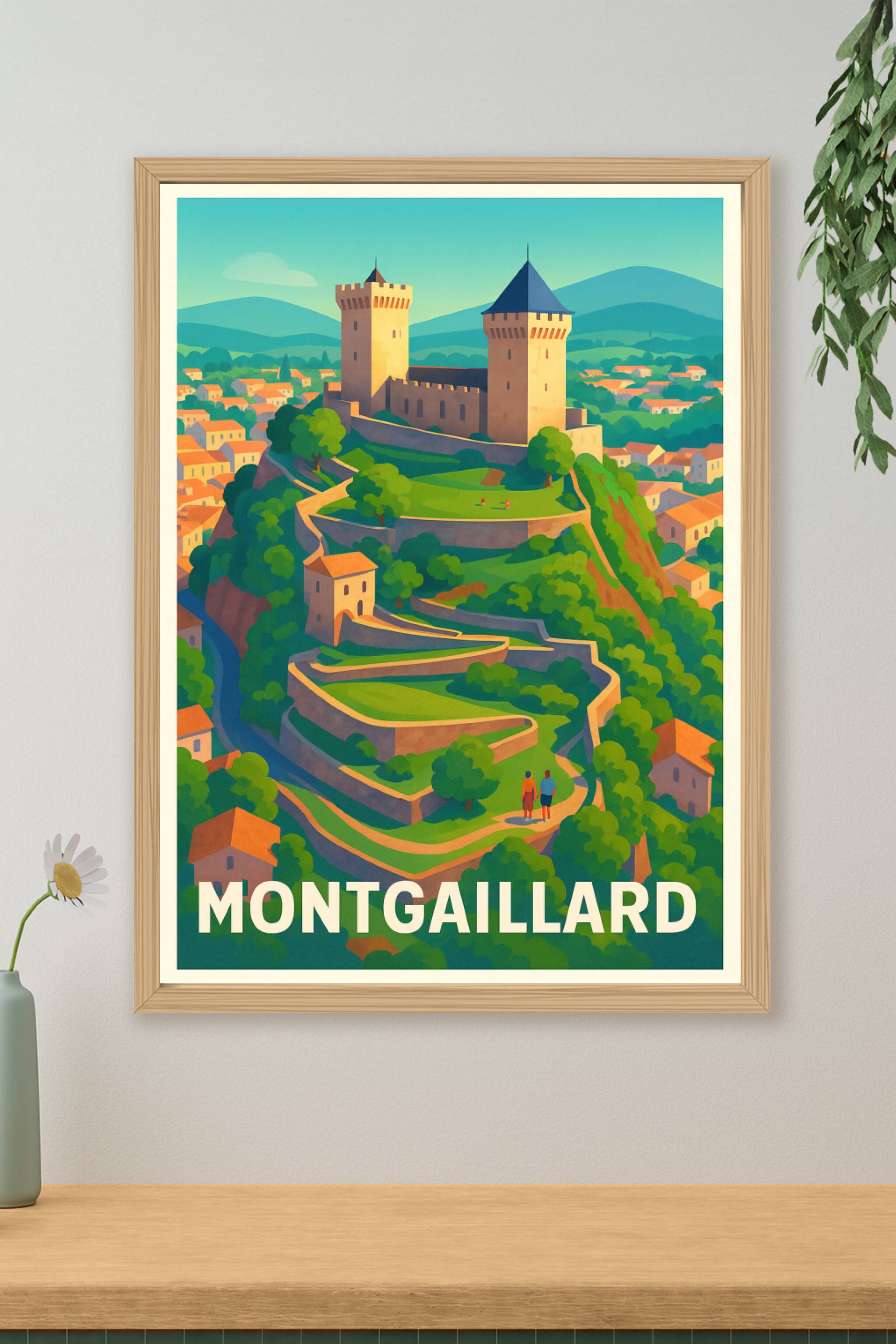 Affiche de Montgaillard - Une escapade historique en pleine nature