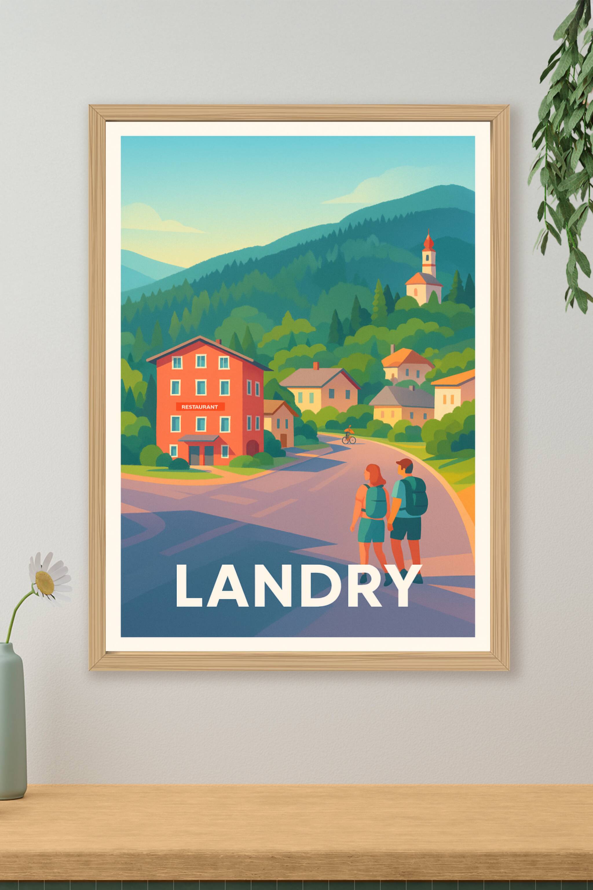 Affiche de Landry - Évasion et sérénité en pleine nature