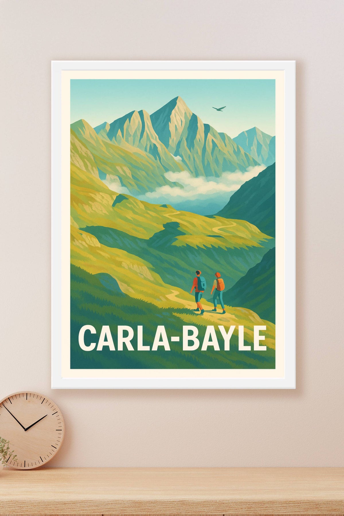 Affiche Carla-Bayle — Évasion et nature grandiose · poster d'art de Carla-Bayle