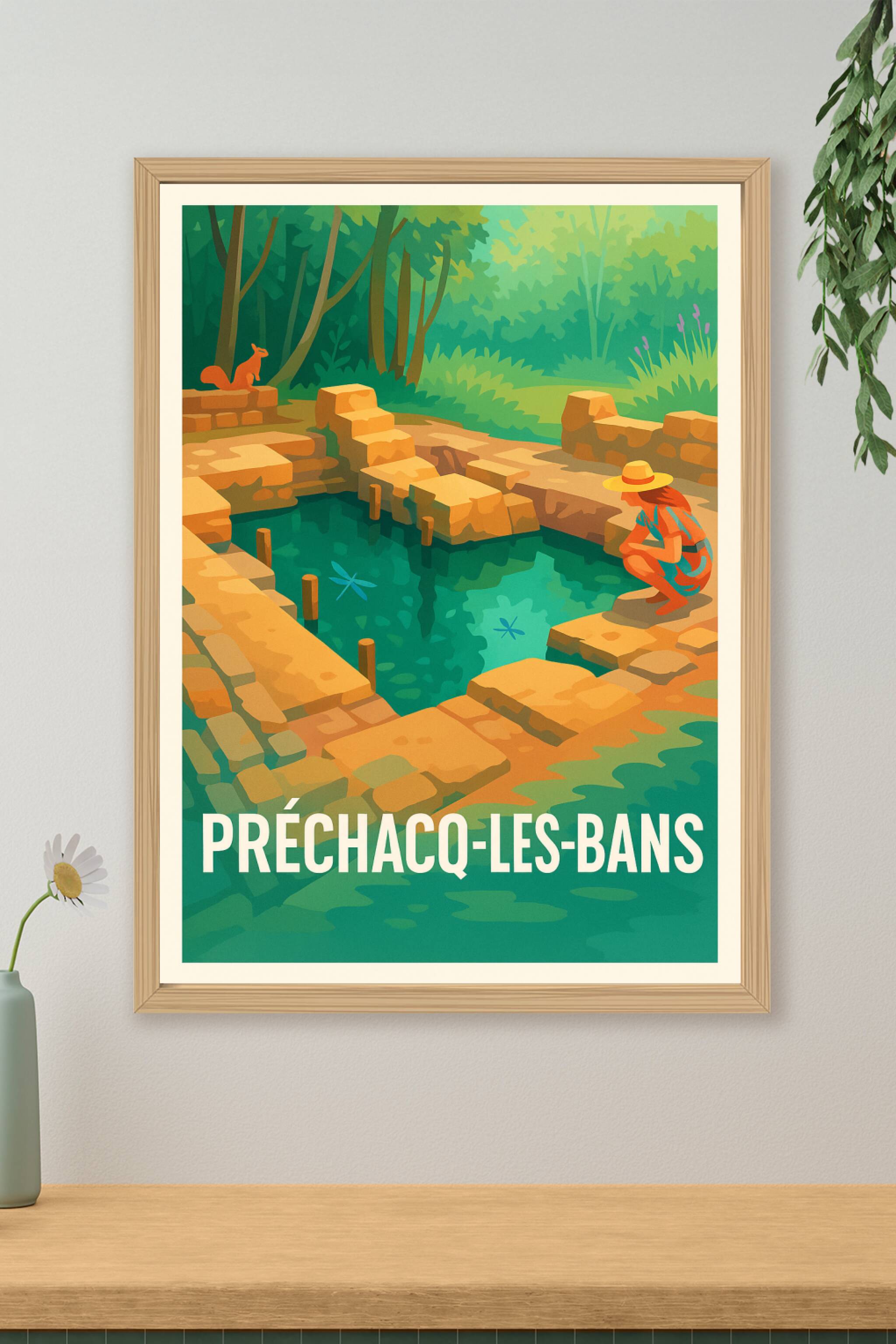 Affiche de Préchacq-les-Bains - L'évasion douce au cœur des sources