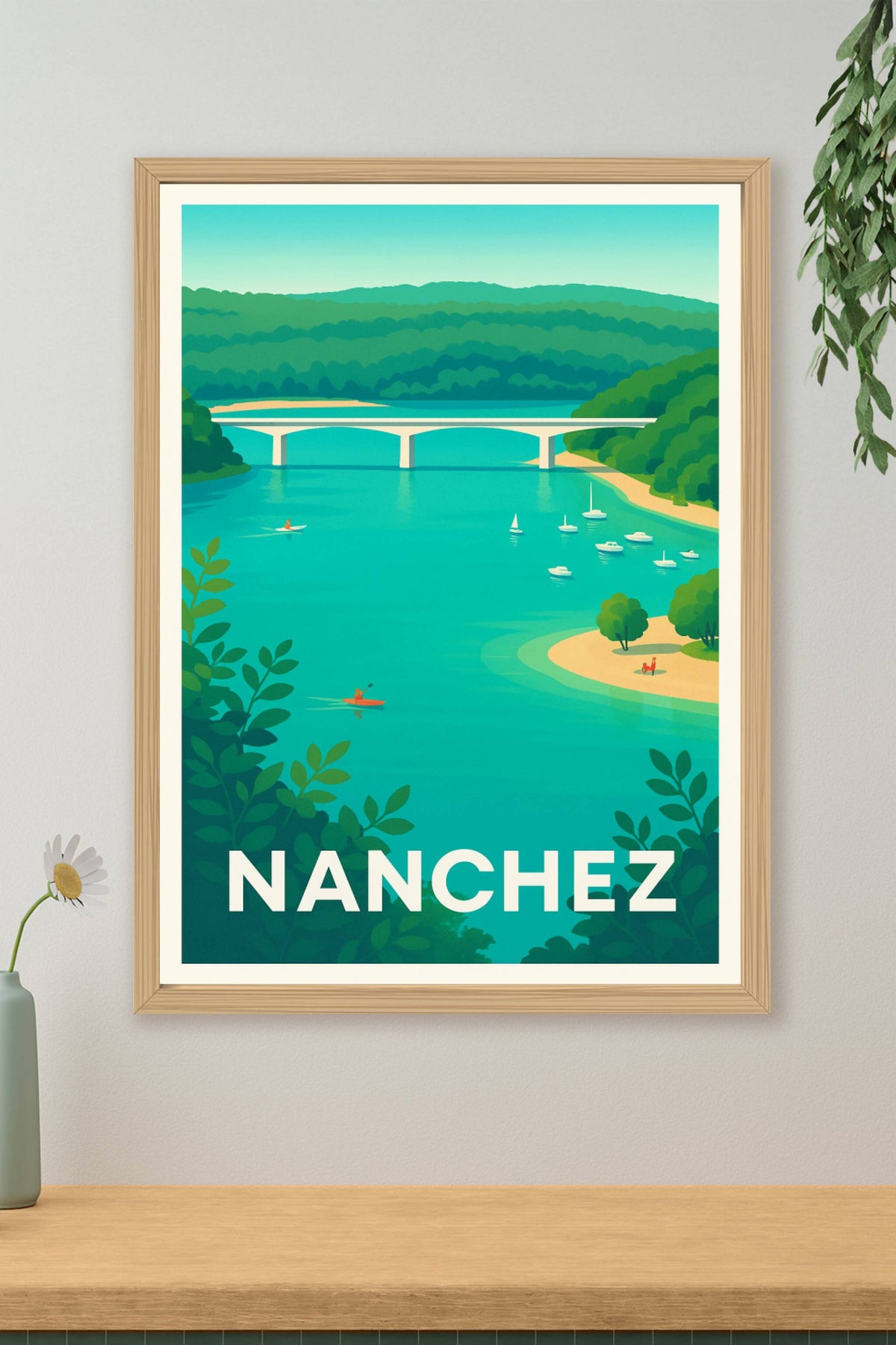 Affiche Nanchez — Évasion au cœur de la nature · poster d'art de Nanchez