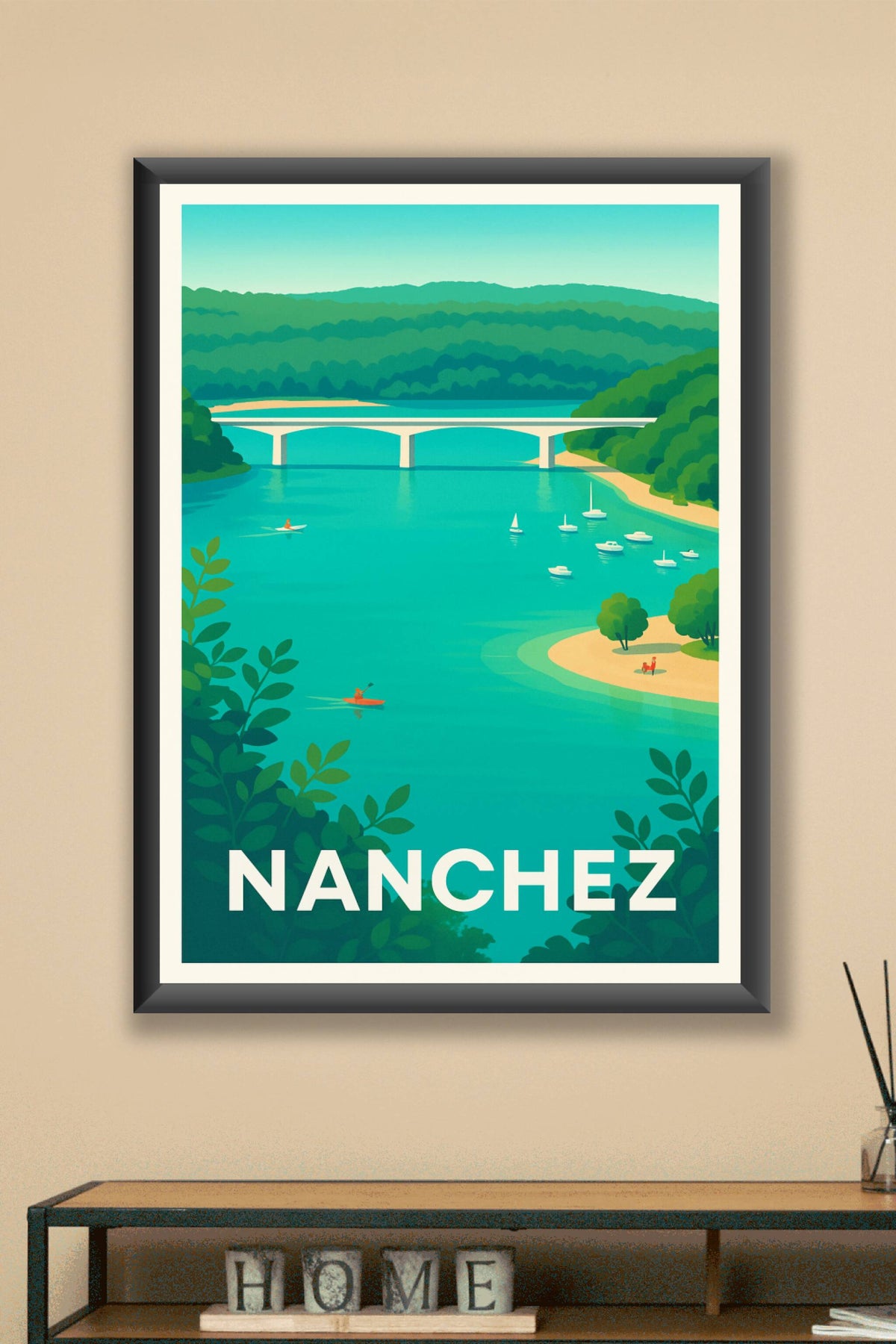 Affiche Nanchez — Évasion au cœur de la nature · poster d'art de Nanchez