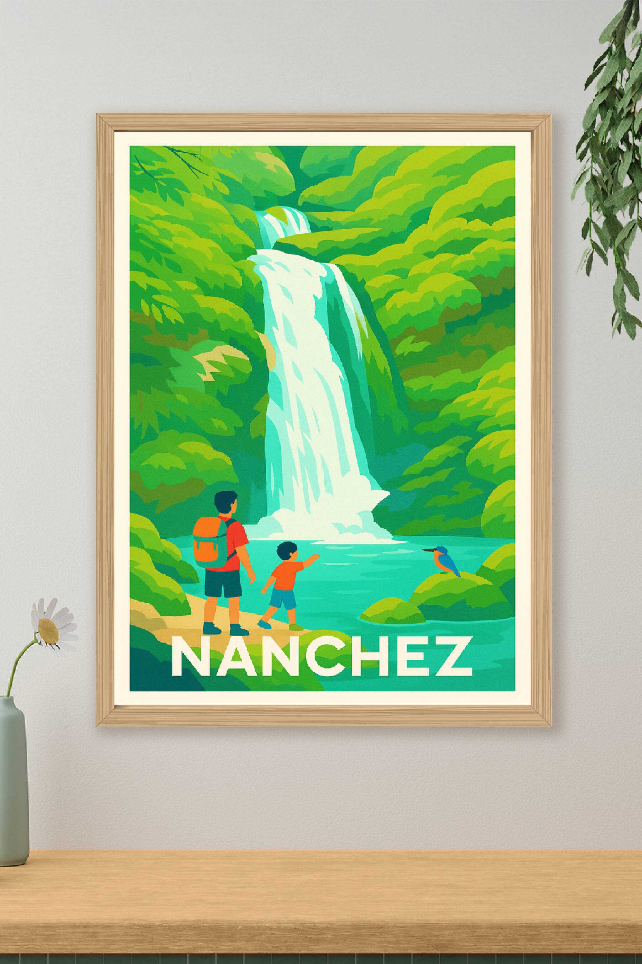 Affiche de Nanchez - Évasion nature au cœur des cascades
