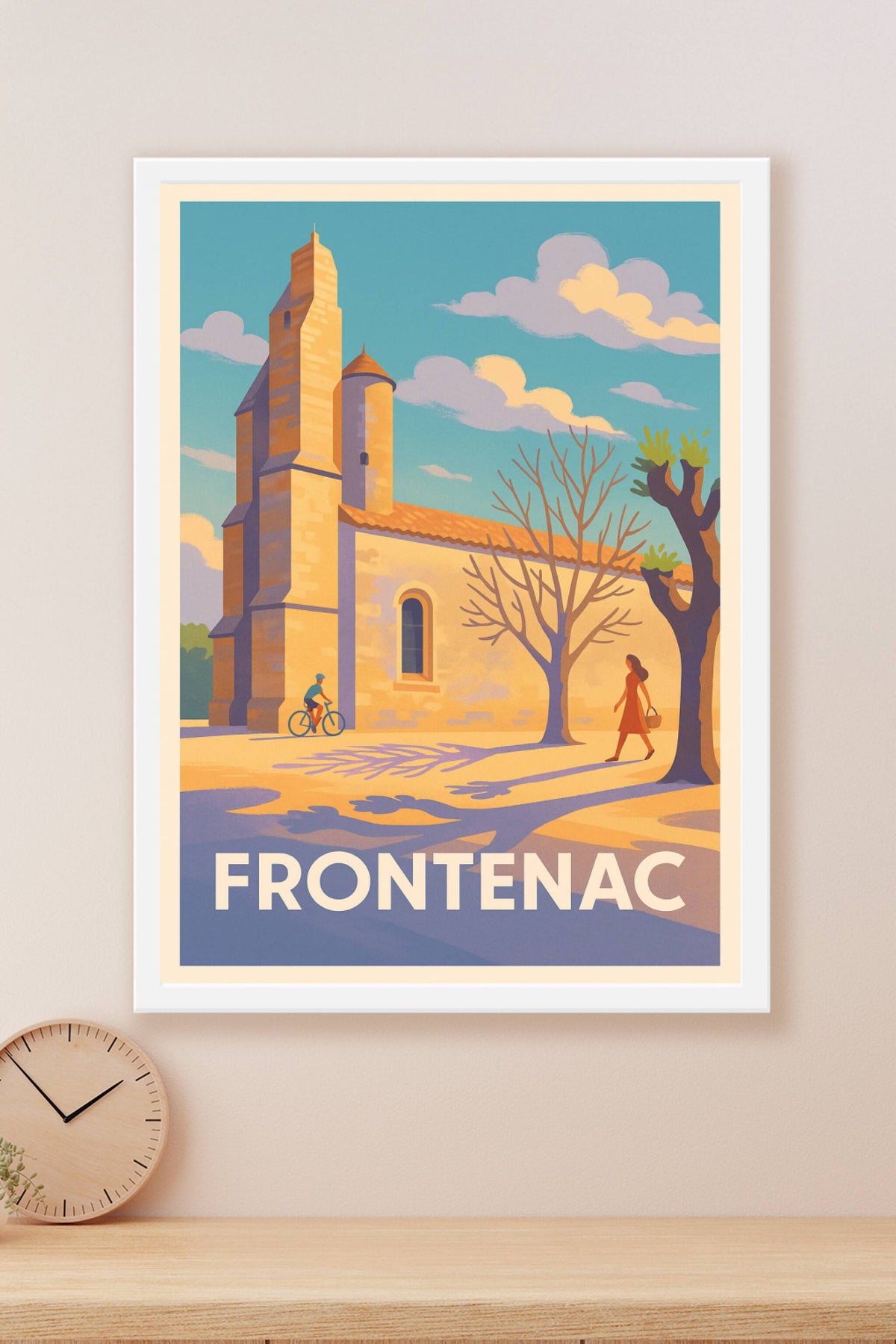 Affiche Frontenac — Lumières douces et patrimoine charmant · poster d'art de Frontenac