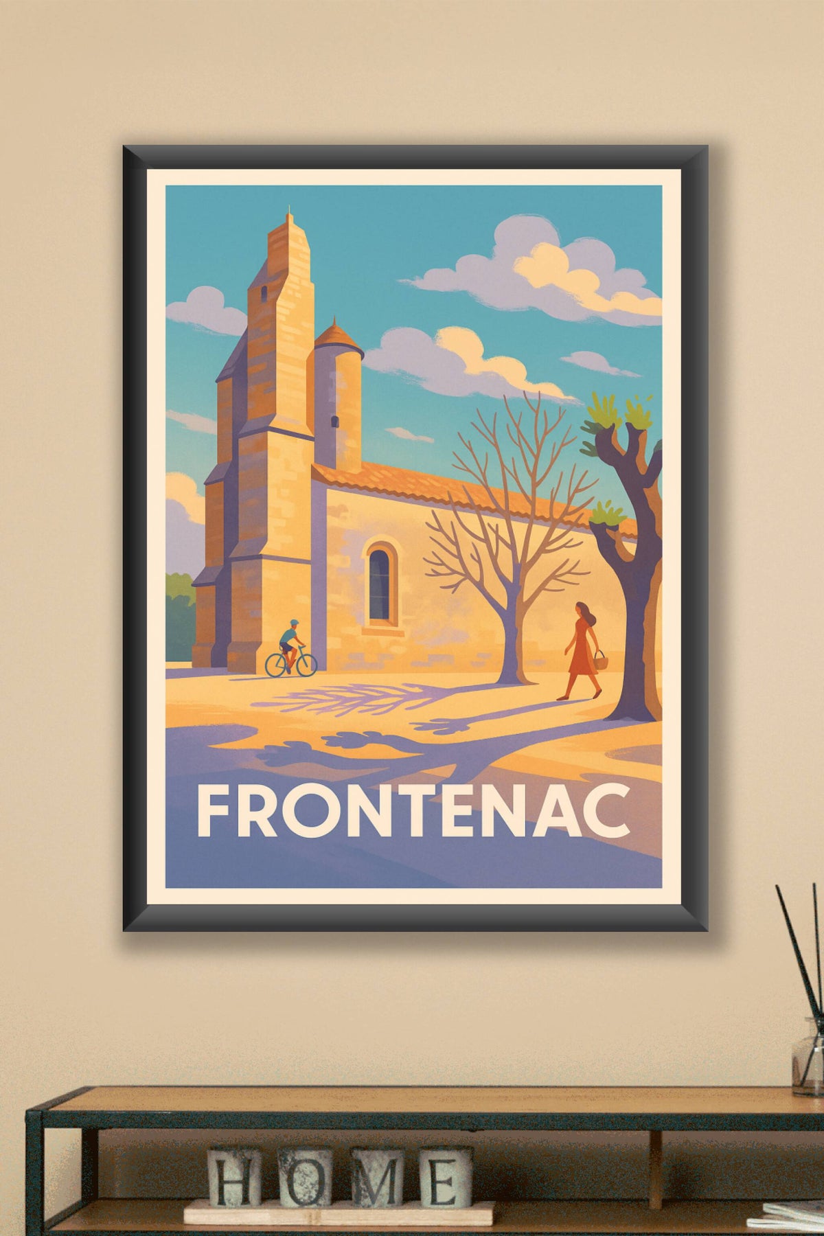 Affiche Frontenac — Lumières douces et patrimoine charmant · poster d'art de Frontenac