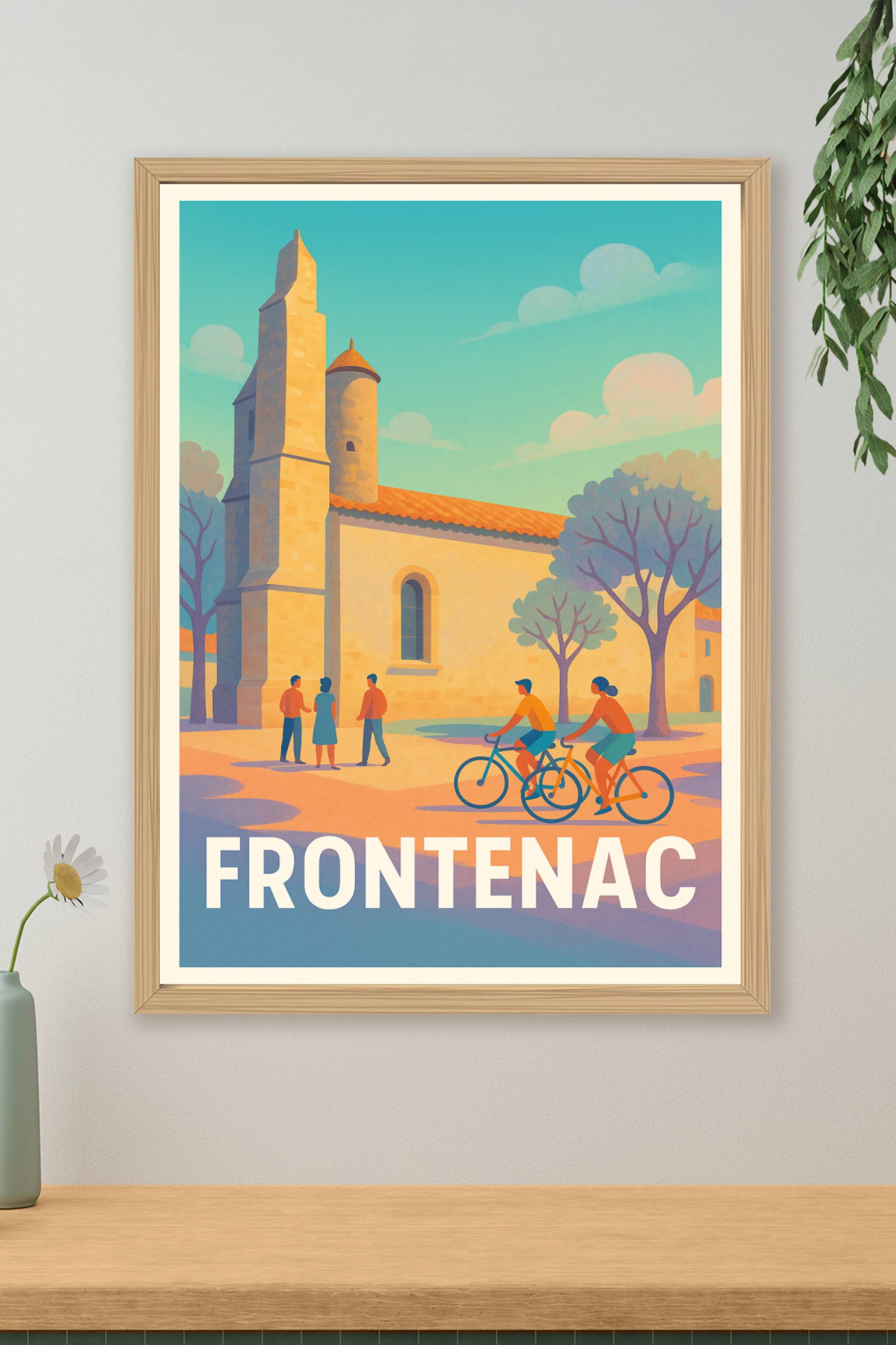 Affiche de Frontenac - L'élégance paisible d'un village d'exception