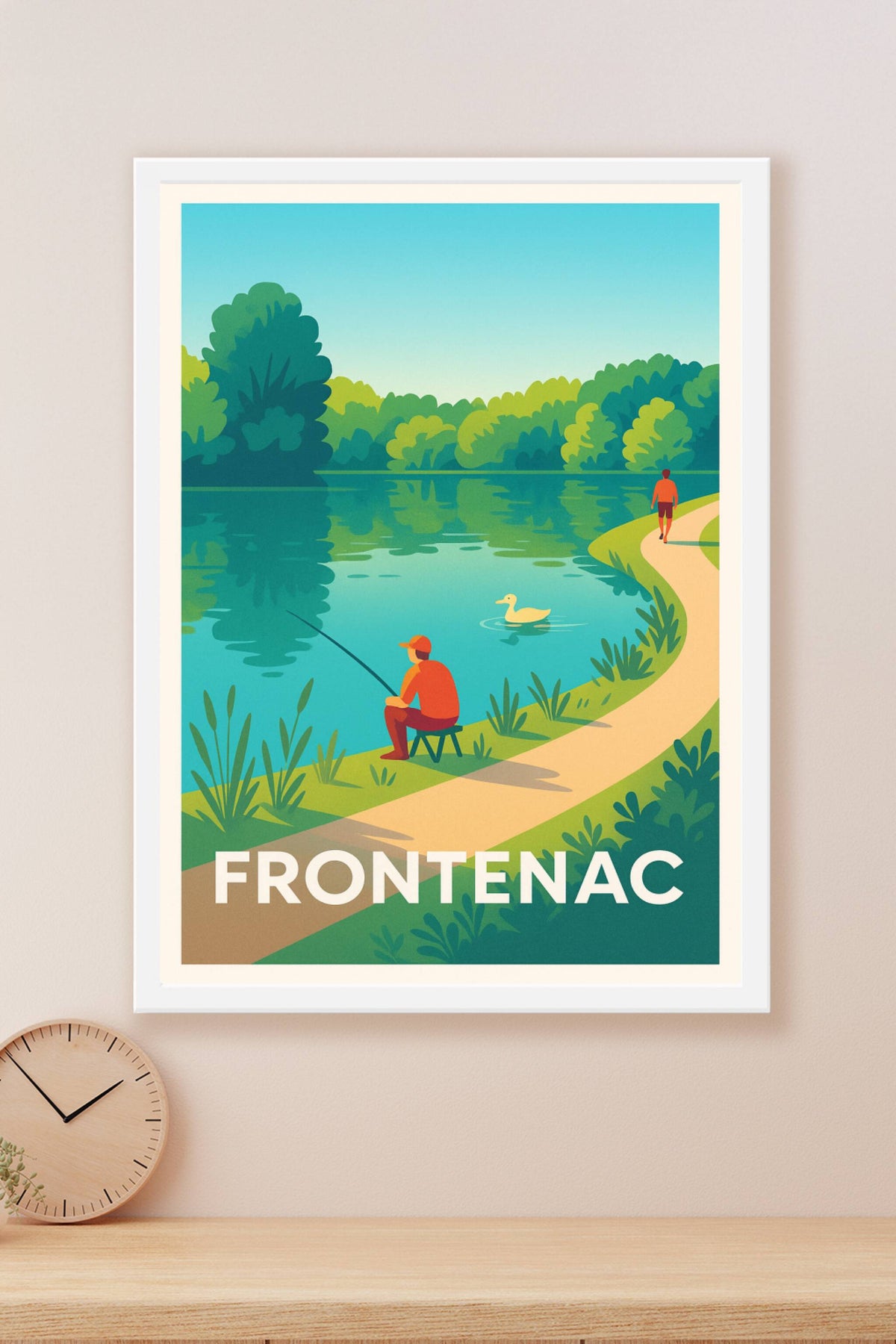 Affiche Frontenac — Sérénité au bord de l'eau · poster d'art de Frontenac
