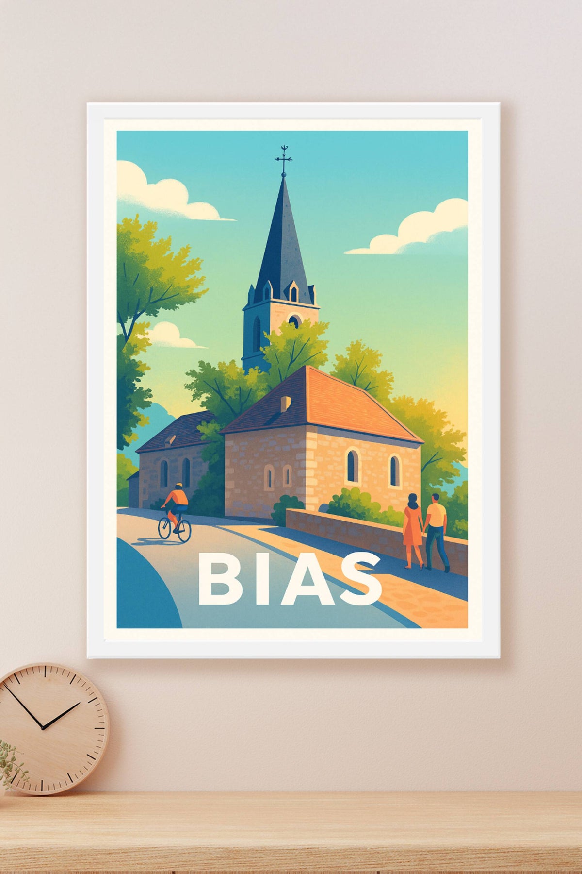 Affiche Bias — Charme pittoresque et sérénité champêtre · poster d'art de Bias