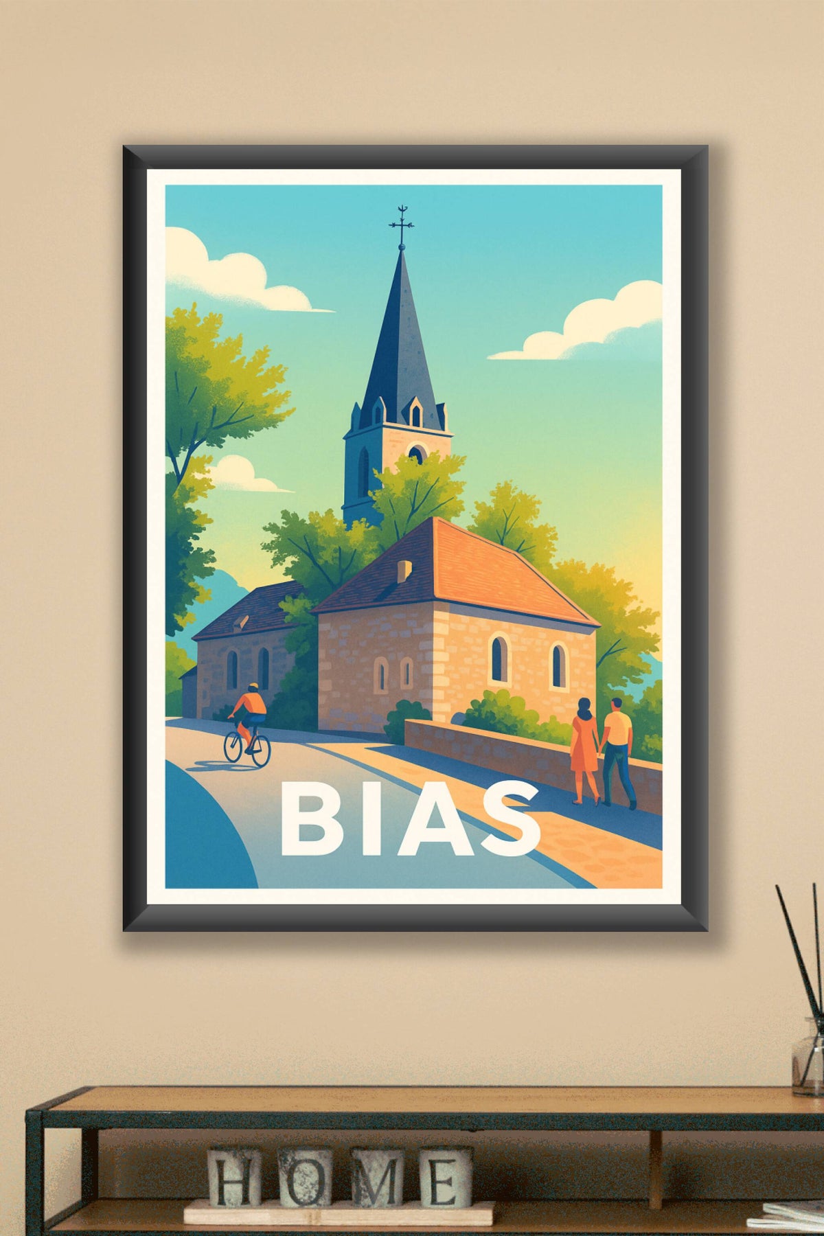 Affiche Bias — Charme pittoresque et sérénité champêtre · poster d'art de Bias