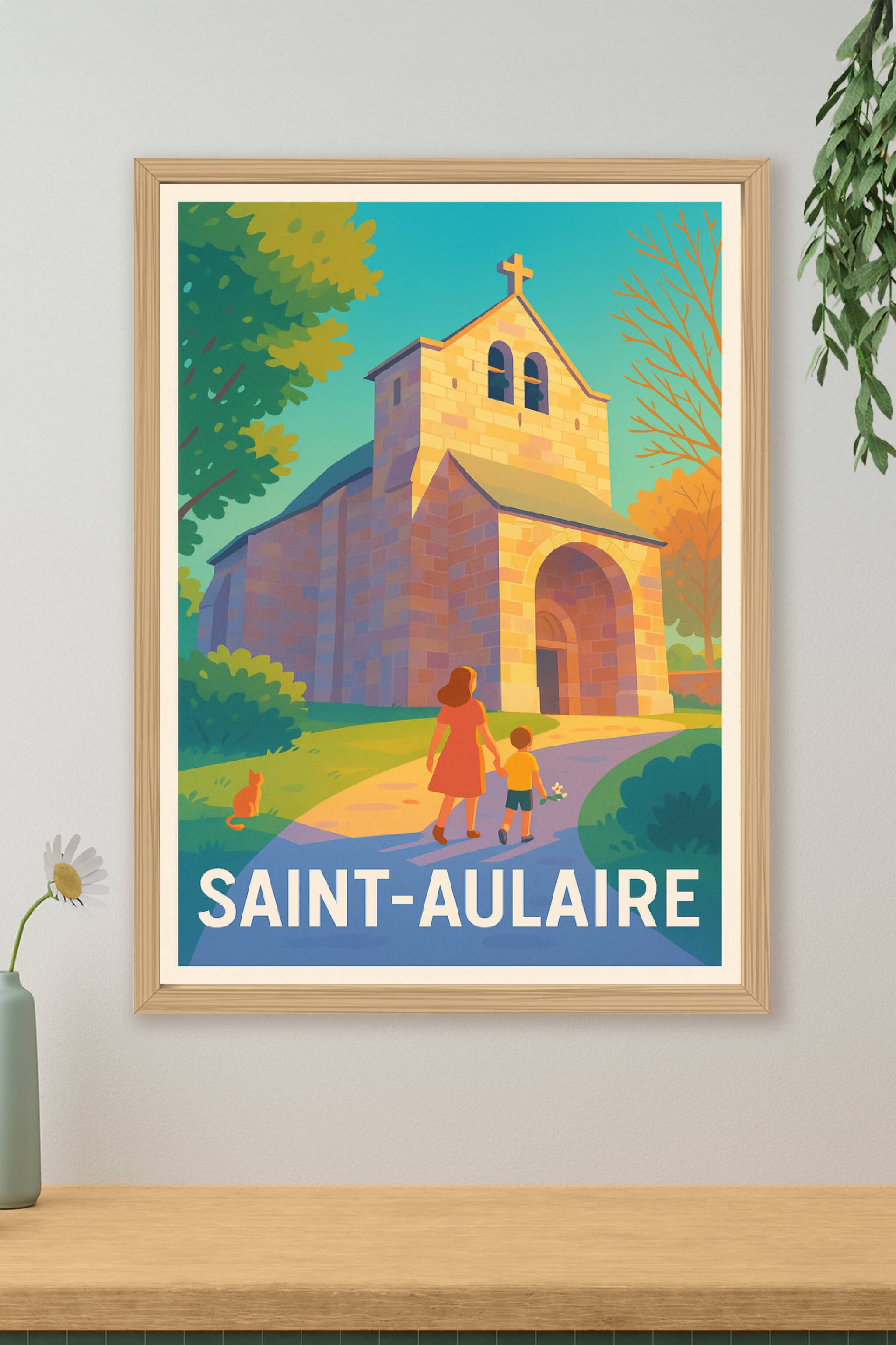 Affiche de Saint-Aulaire - Escapade paisible au cœur du patrimoine