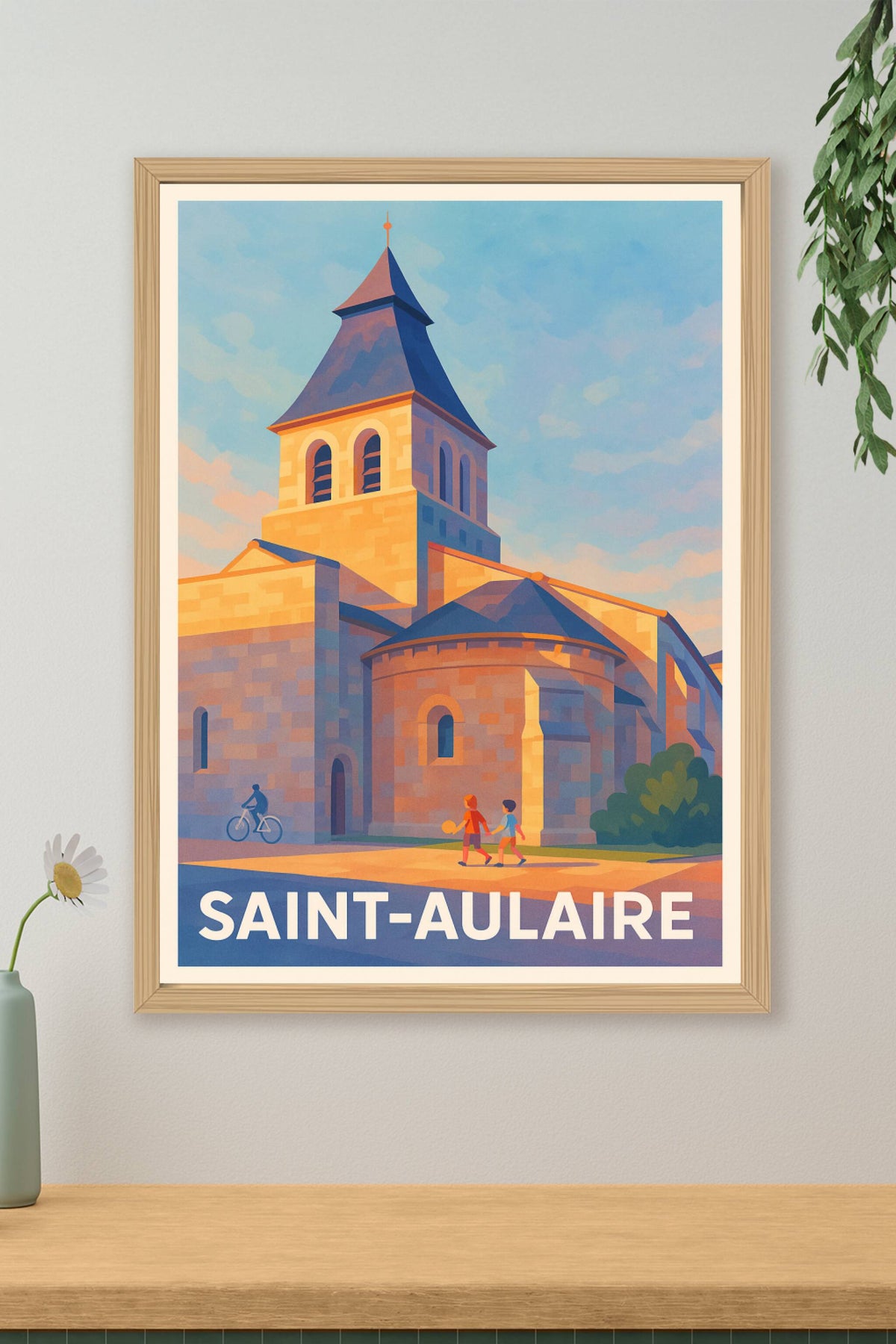 Affiche Saint-Aulaire — Charme et Sérénité au Cœur du Patrimoine · poster d'art de Saint-Aulaire