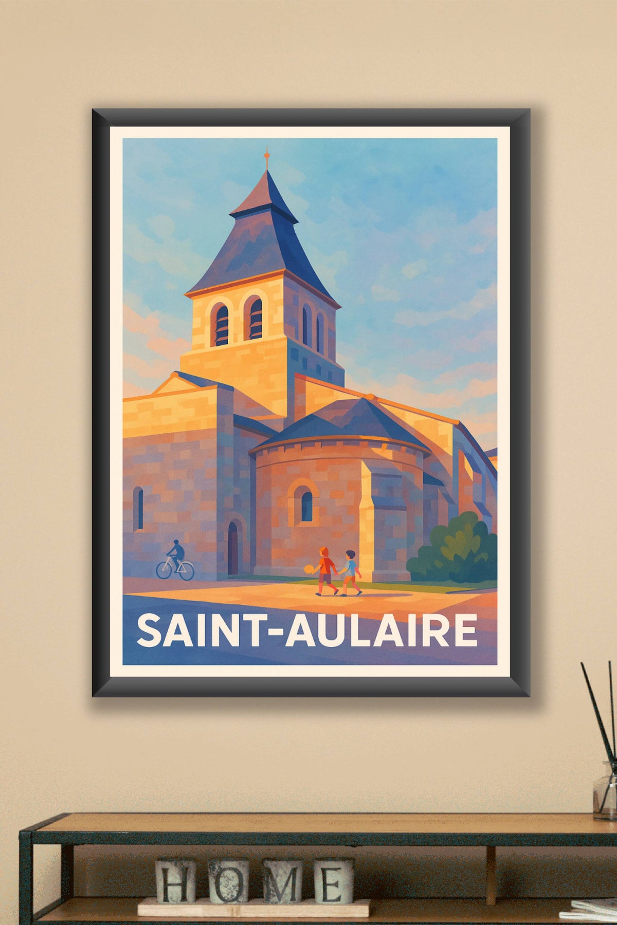 Affiche Saint-Aulaire — Charme et Sérénité au Cœur du Patrimoine · poster d'art de Saint-Aulaire