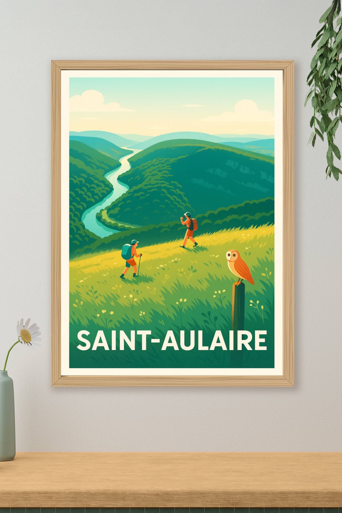 Affiche Saint-Aulaire — Échappée belle au cœur de la nature · poster d'art de Saint-Aulaire