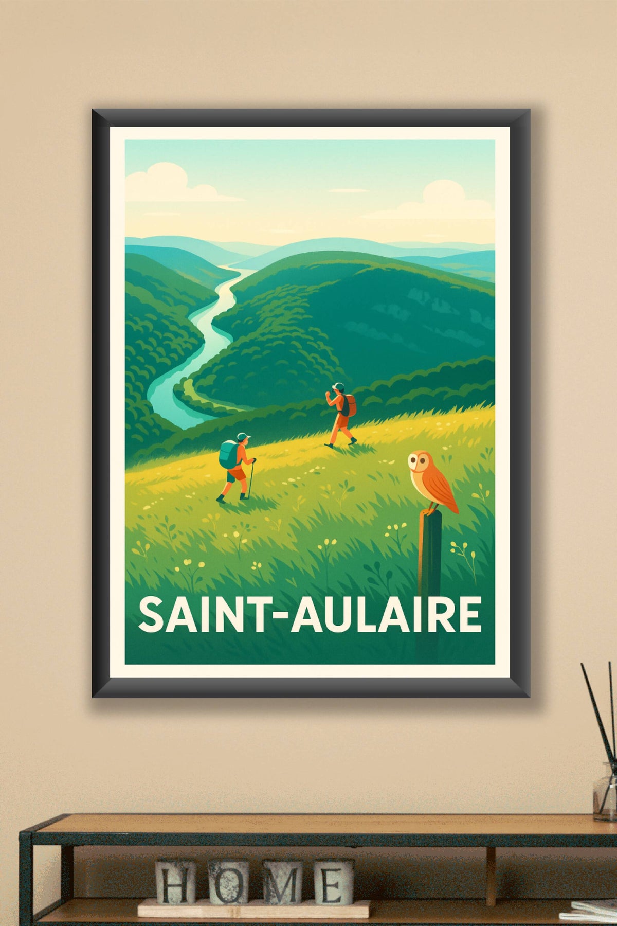 Affiche Saint-Aulaire — Échappée belle au cœur de la nature · poster d'art de Saint-Aulaire