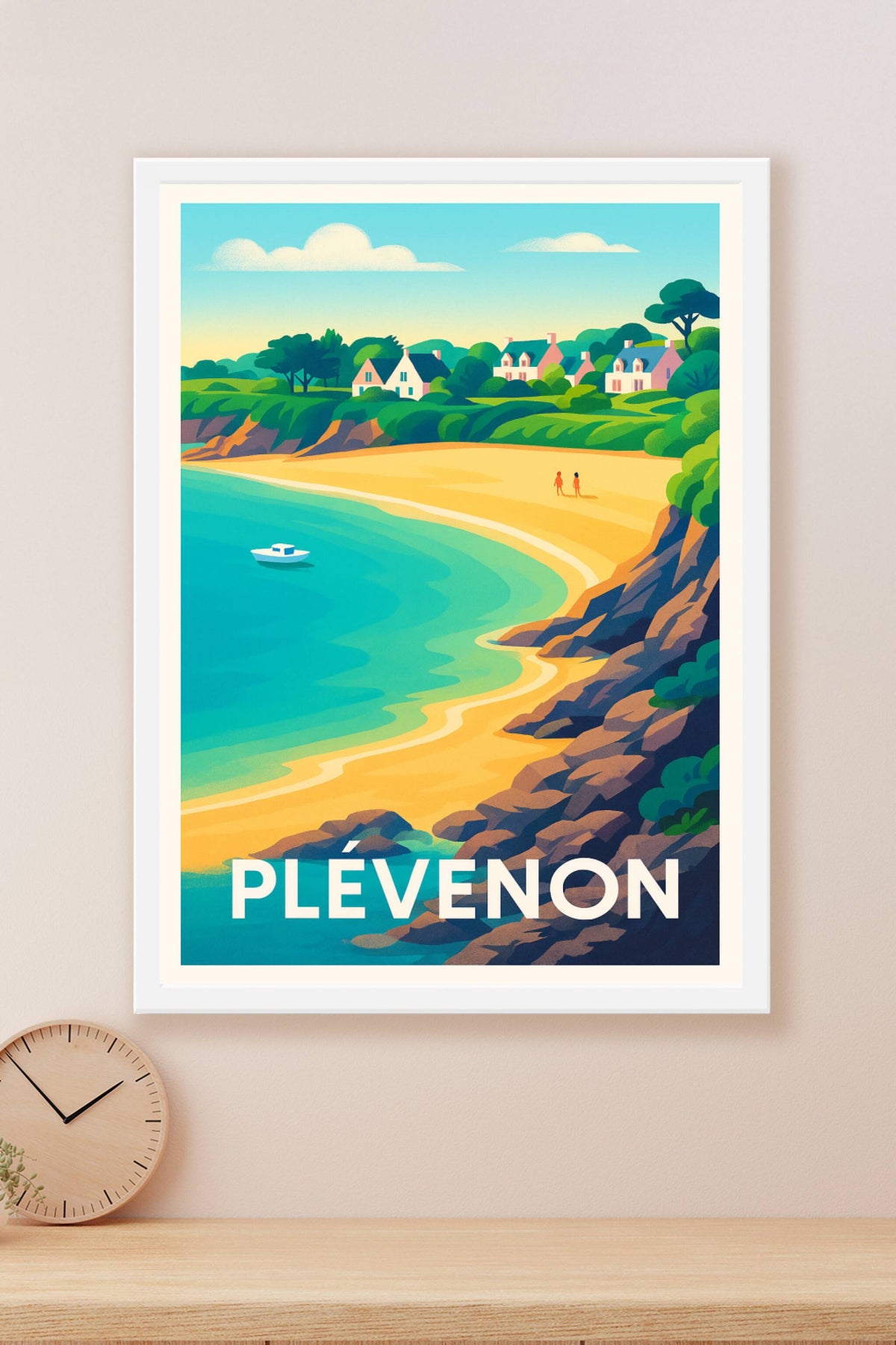 Affiche Plévenon — Évasion et douceur bretonne · poster d'art de Plévenon