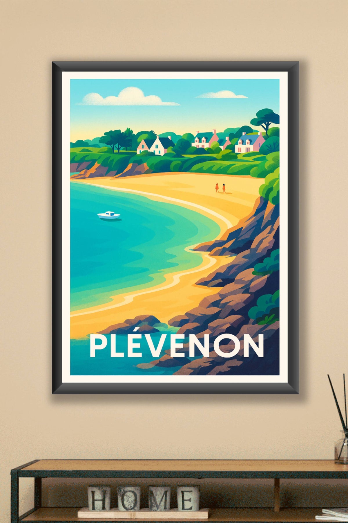 Affiche Plévenon — Évasion et douceur bretonne · poster d'art de Plévenon