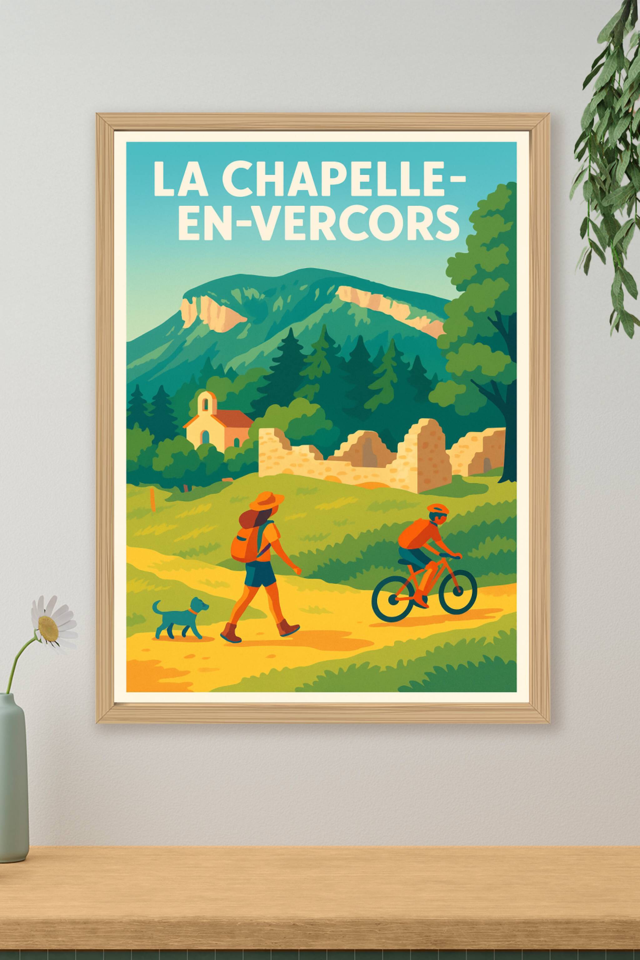 Affiche de La Chapelle-en-Vercors - Évasion nature et montagne