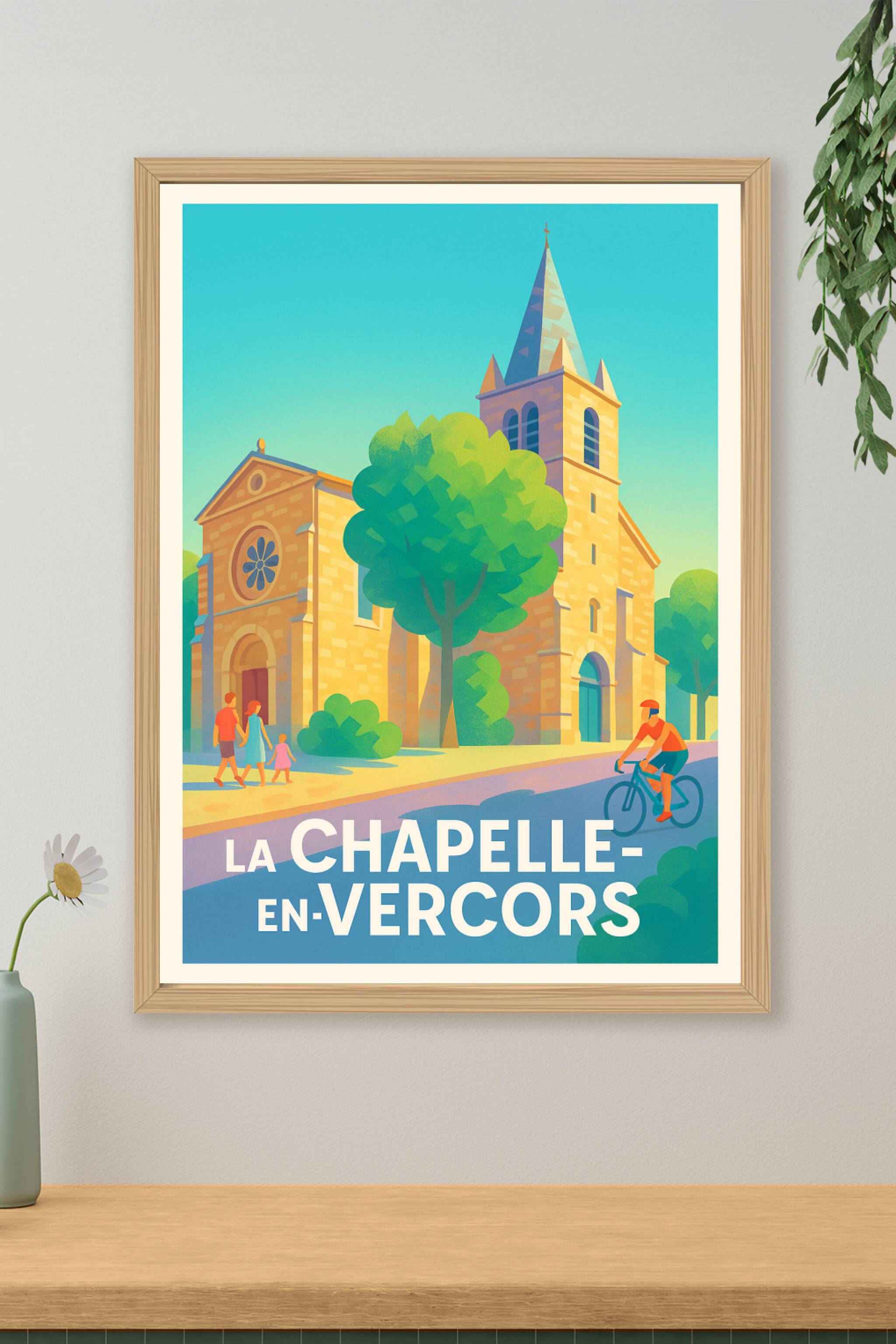 Affiche de La Chapelle-en-Vercors - Charme et sérénité alpine