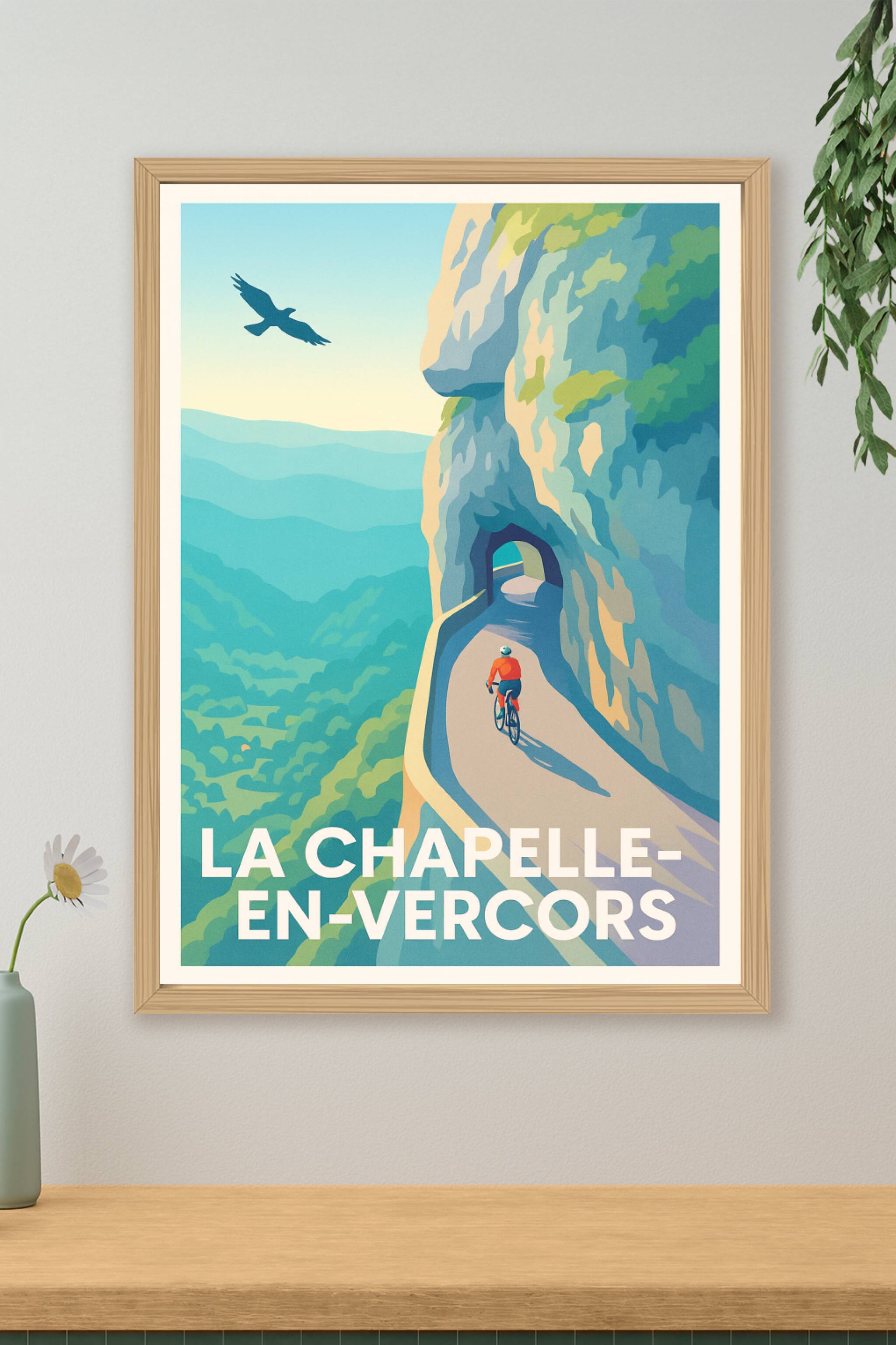 Affiche de La Chapelle-en-Vercors - Aventure et Nature à couper le souffle