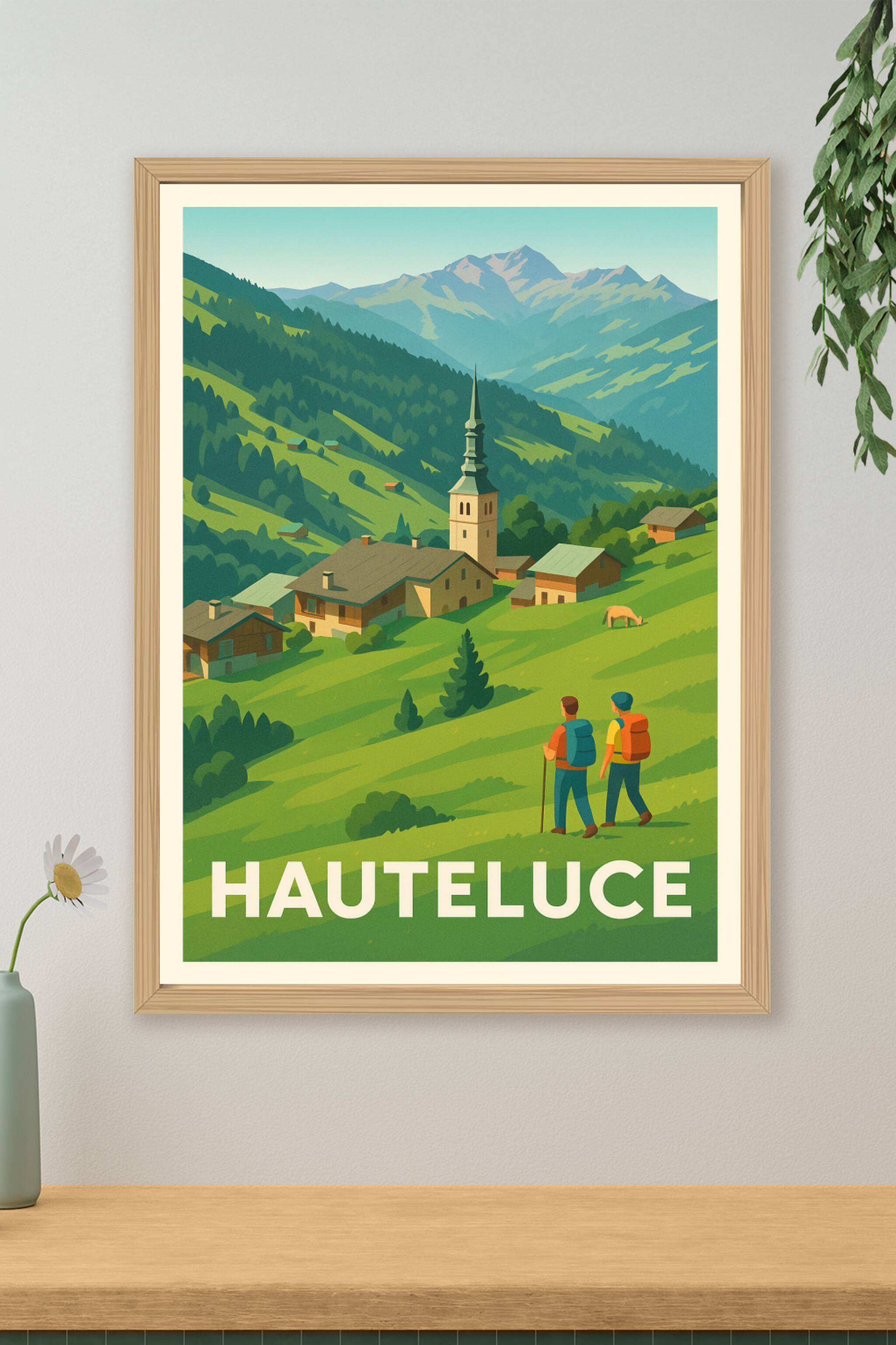 Affiche de Hauteluce - Escapade apaisante en montagne