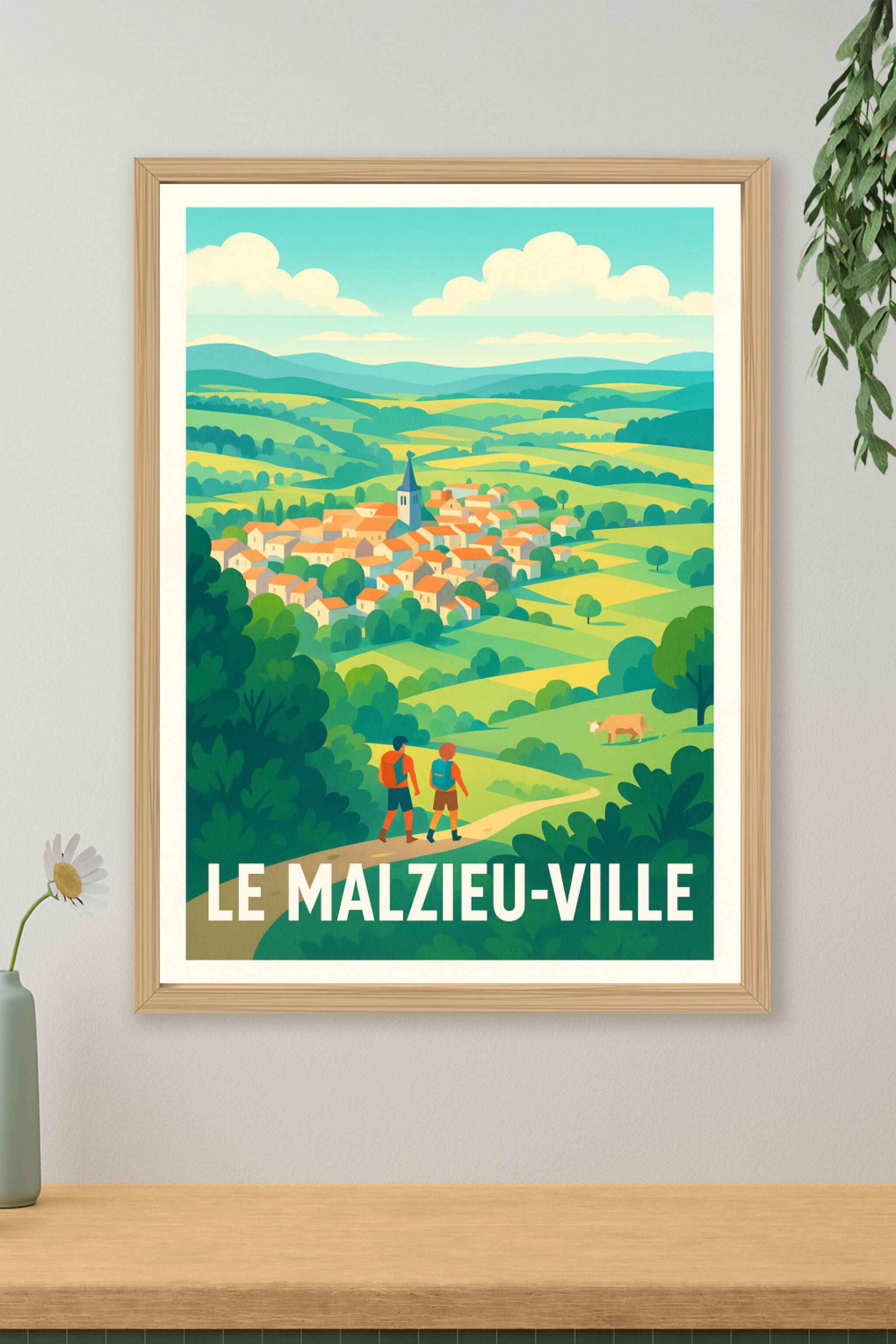 Affiche de Le Malzieu-Ville - L'évasion au cœur de la nature
