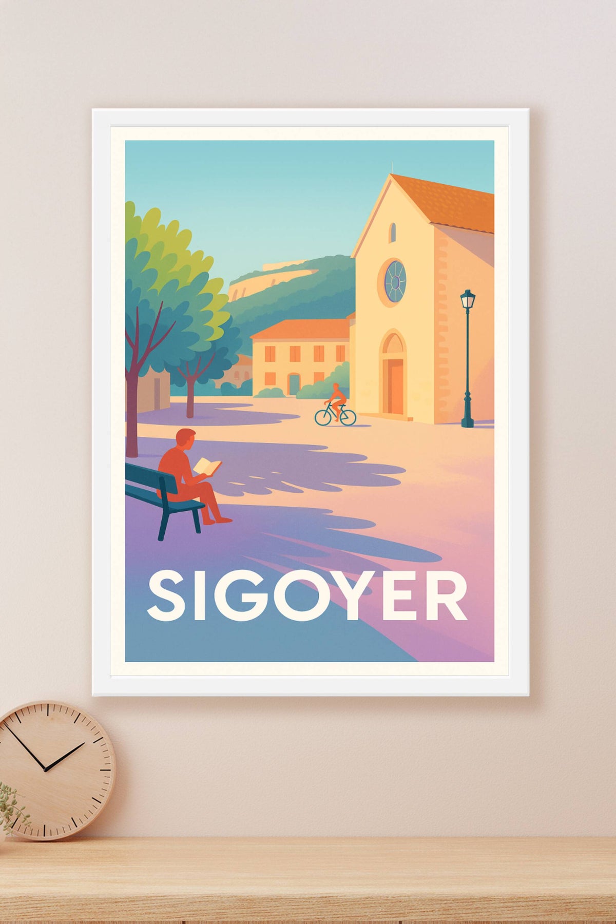 Affiche Sigoyer — L'Art de la Sérénité Provençale · poster d'art de Sigoyer