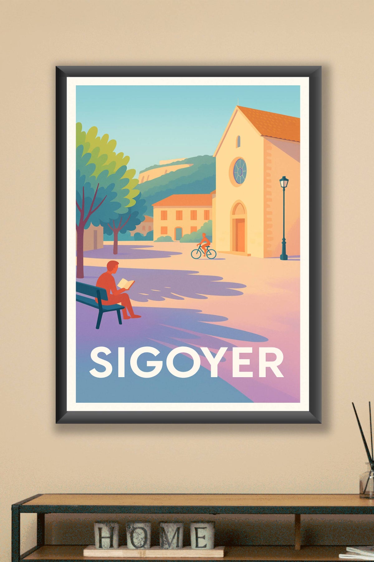 Affiche Sigoyer — L'Art de la Sérénité Provençale · poster d'art de Sigoyer