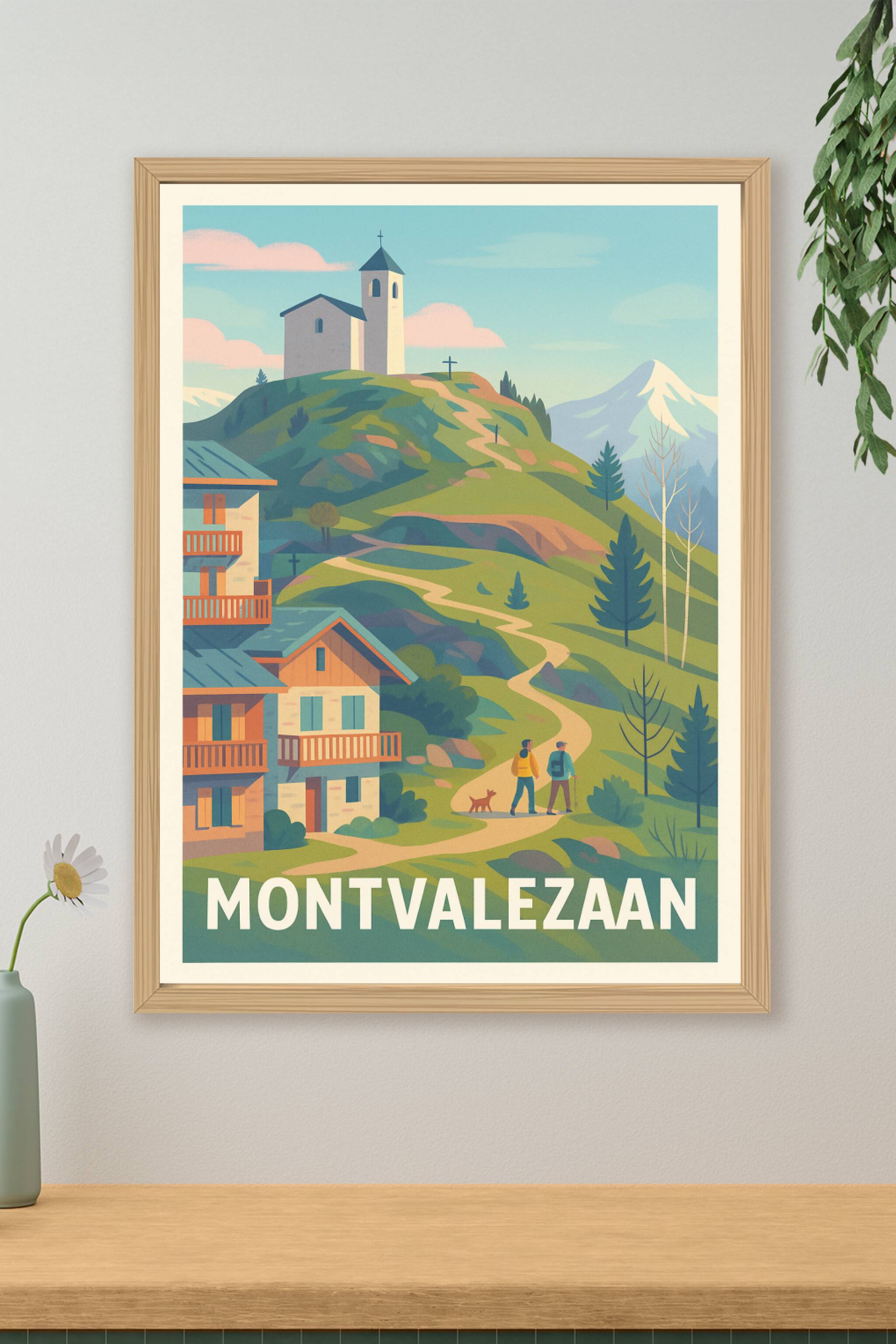 Affiche de Montvalezan - Escapade au cœur des Alpes