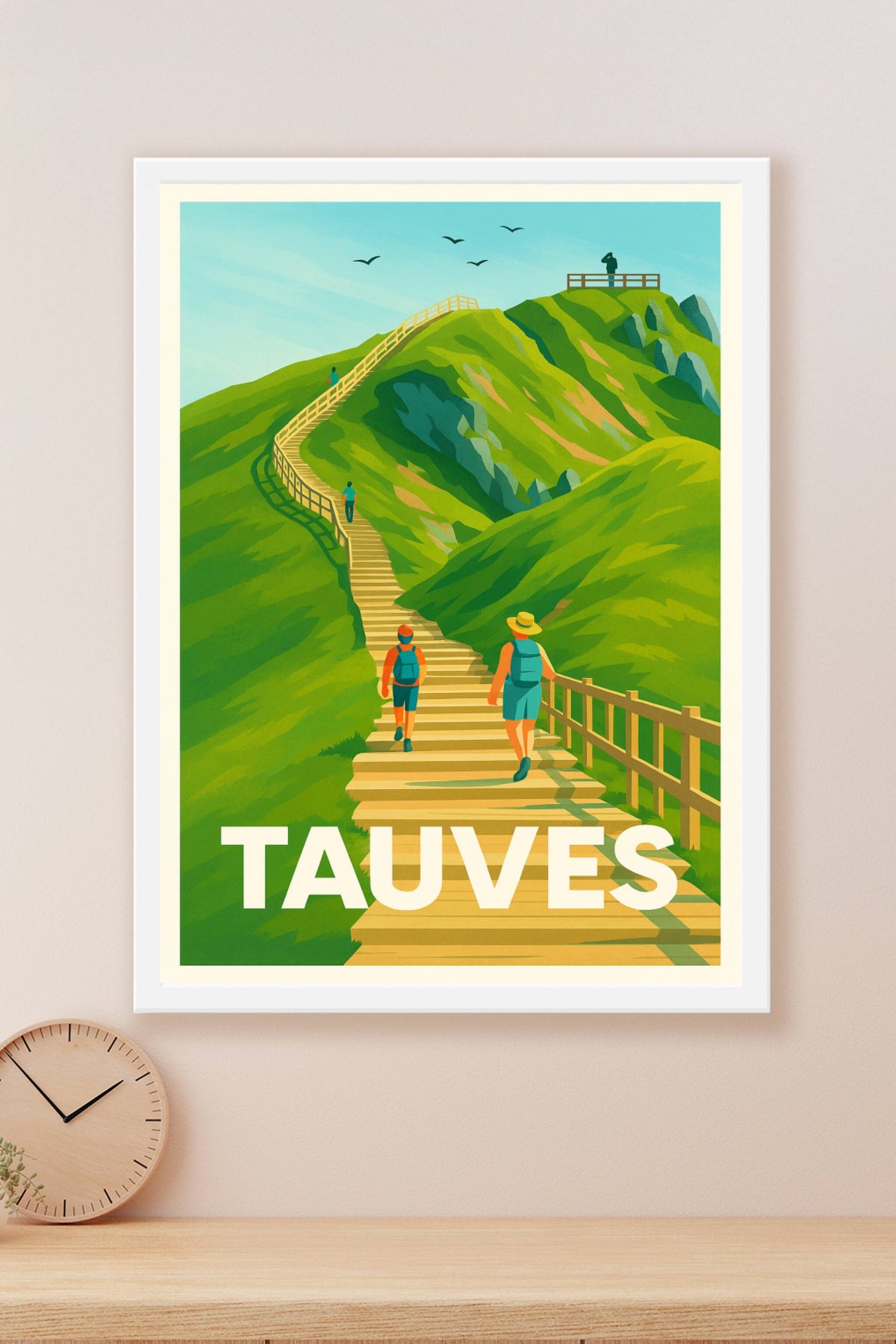 Affiche Tauves — Escapade nature et randonnée · poster d'art de Tauves