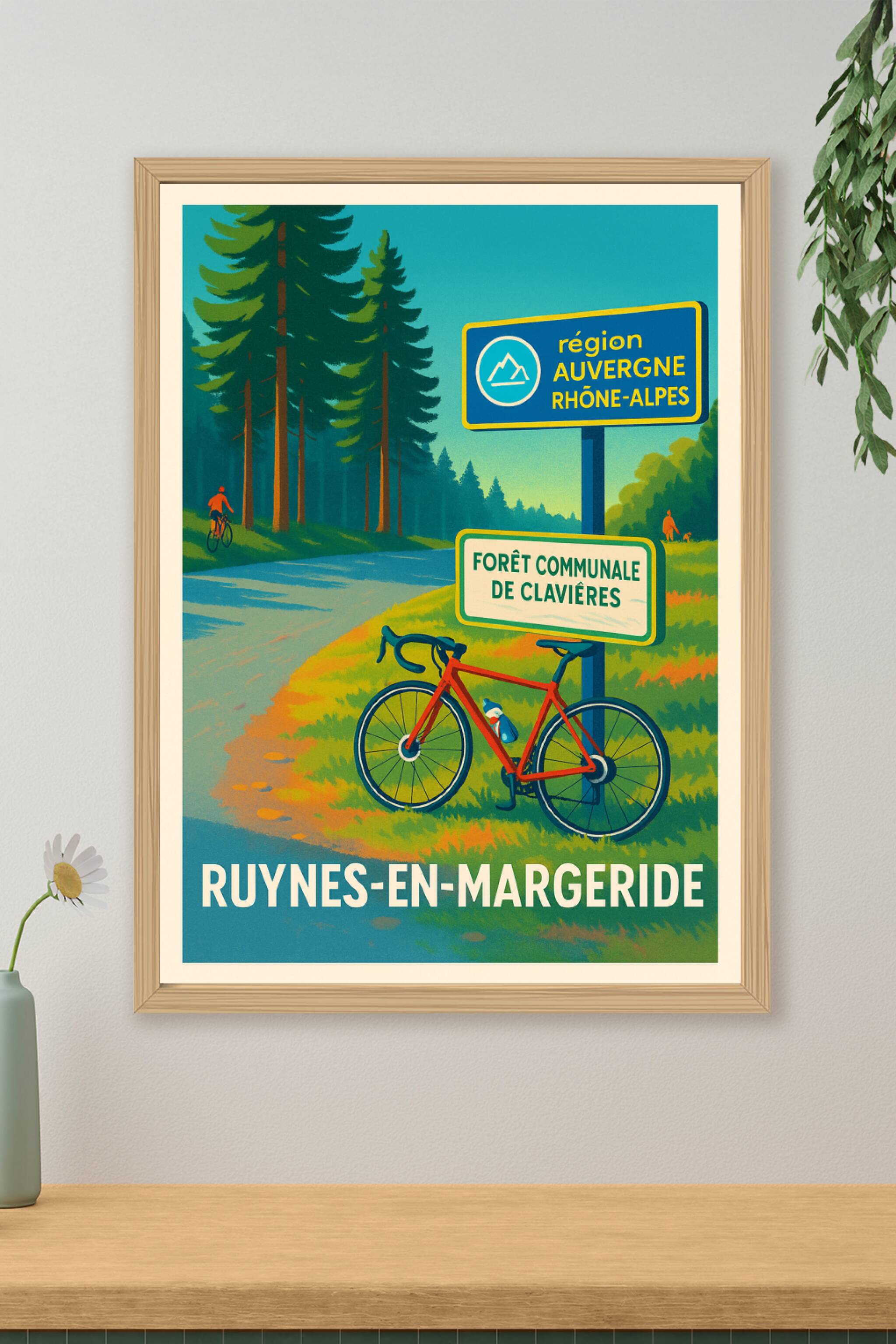 Affiche de Ruynes-en-Margeride - L'appel de la nature en Auvergne