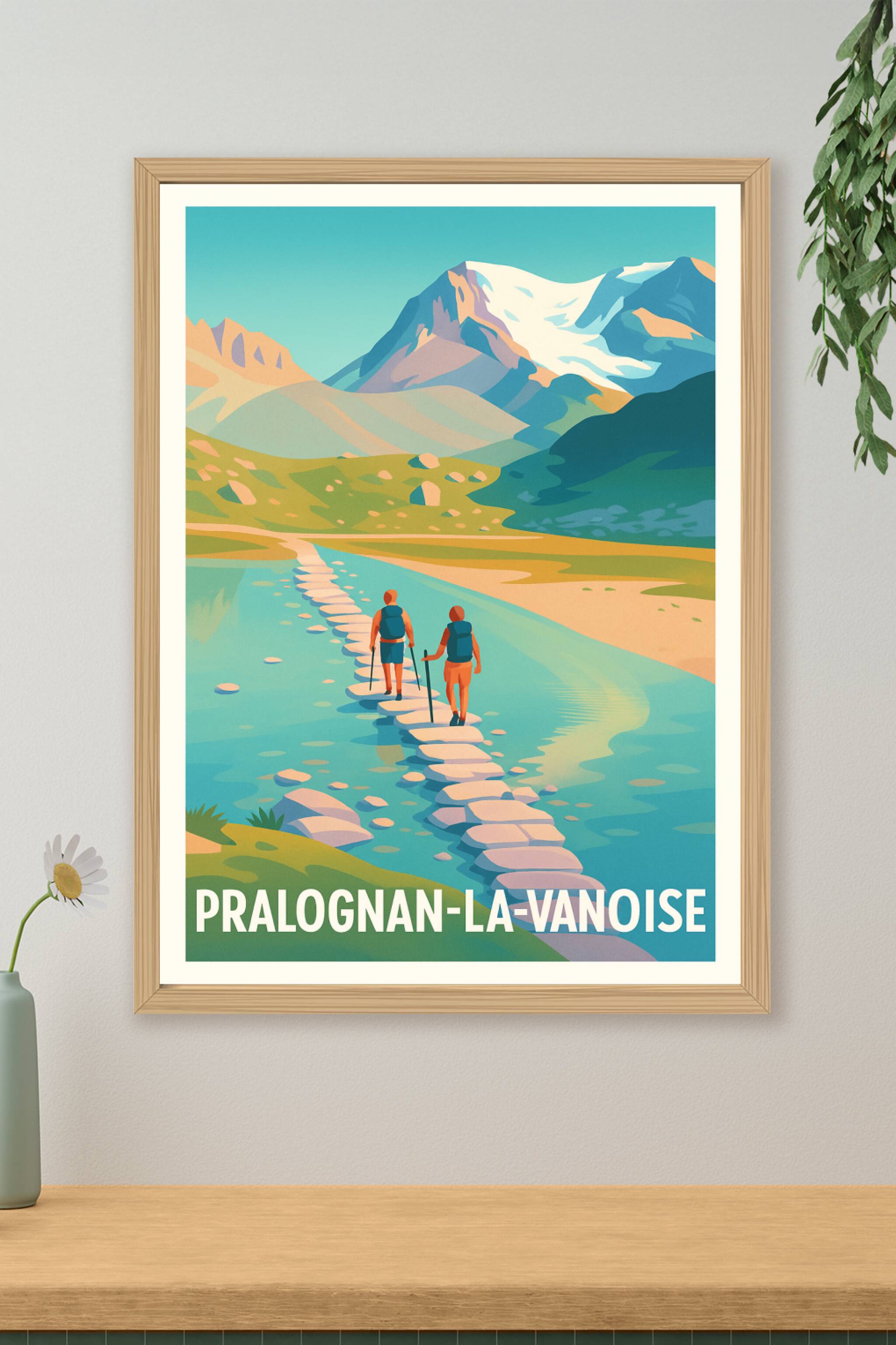 Affiche de Pralognan-la-Vanoise - Invitation à l'Aventure Alpestre