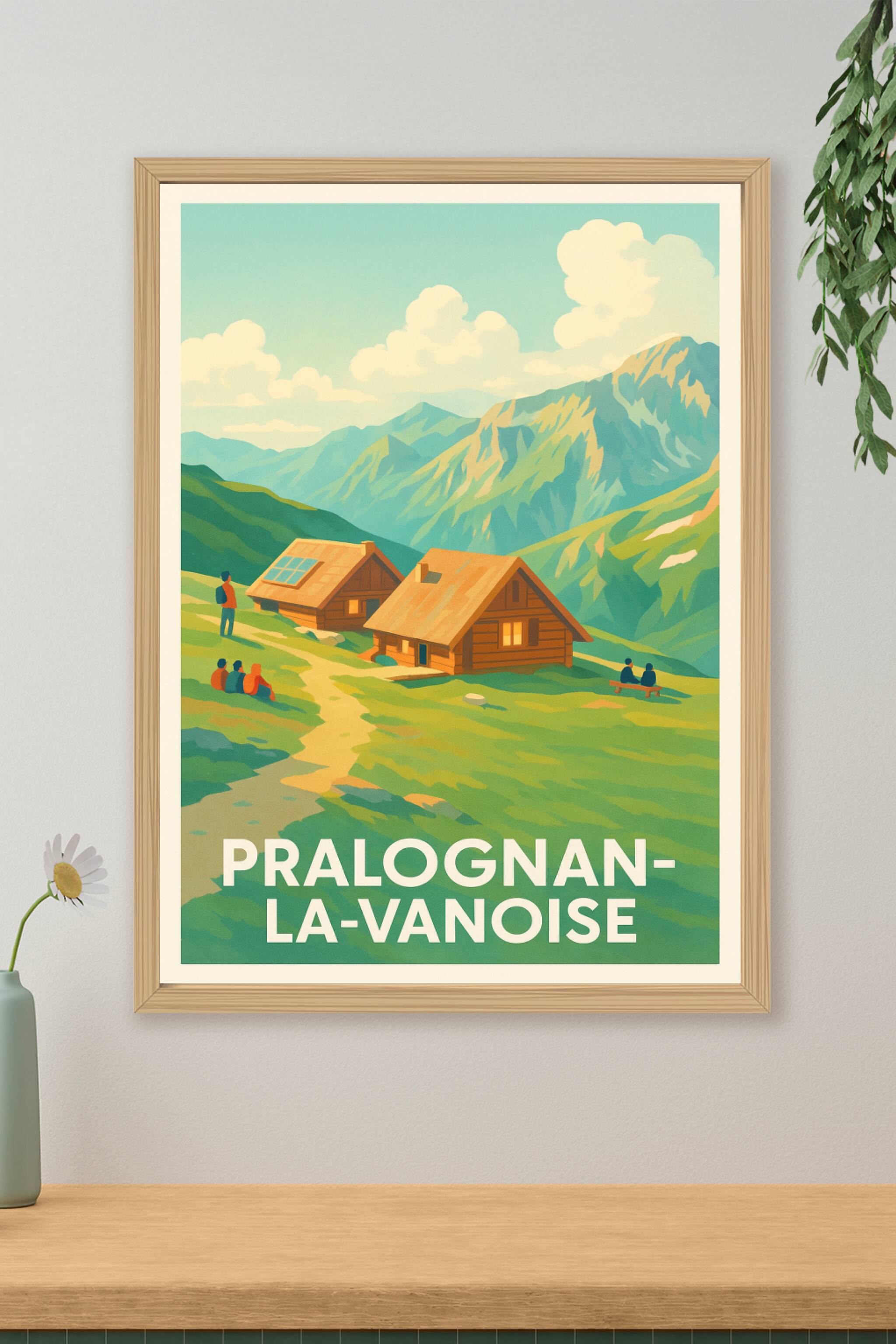 Affiche de Pralognan-la-Vanoise - Escapade alpine paisible