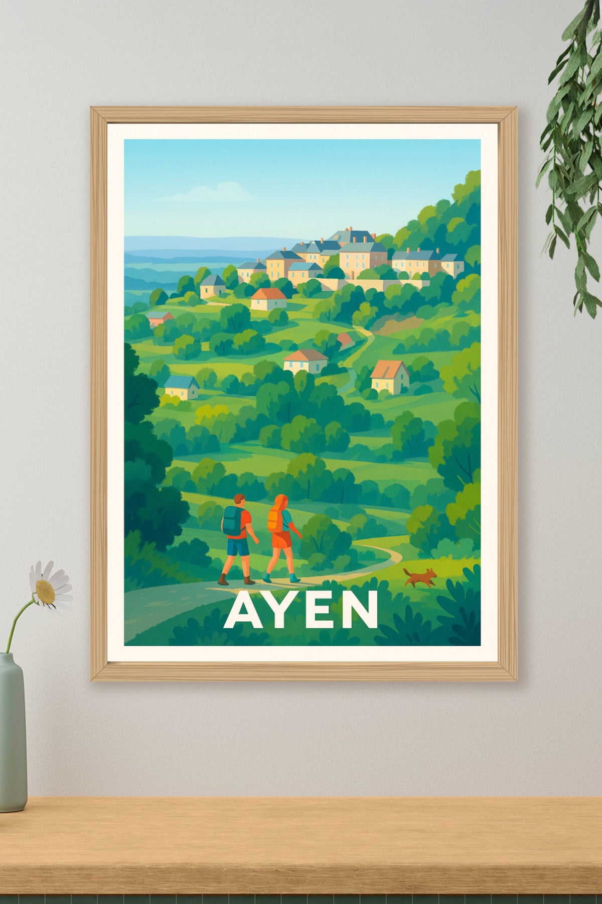 Affiche Ayen — Promenade bucolique en pleine nature · poster d'art de Ayen