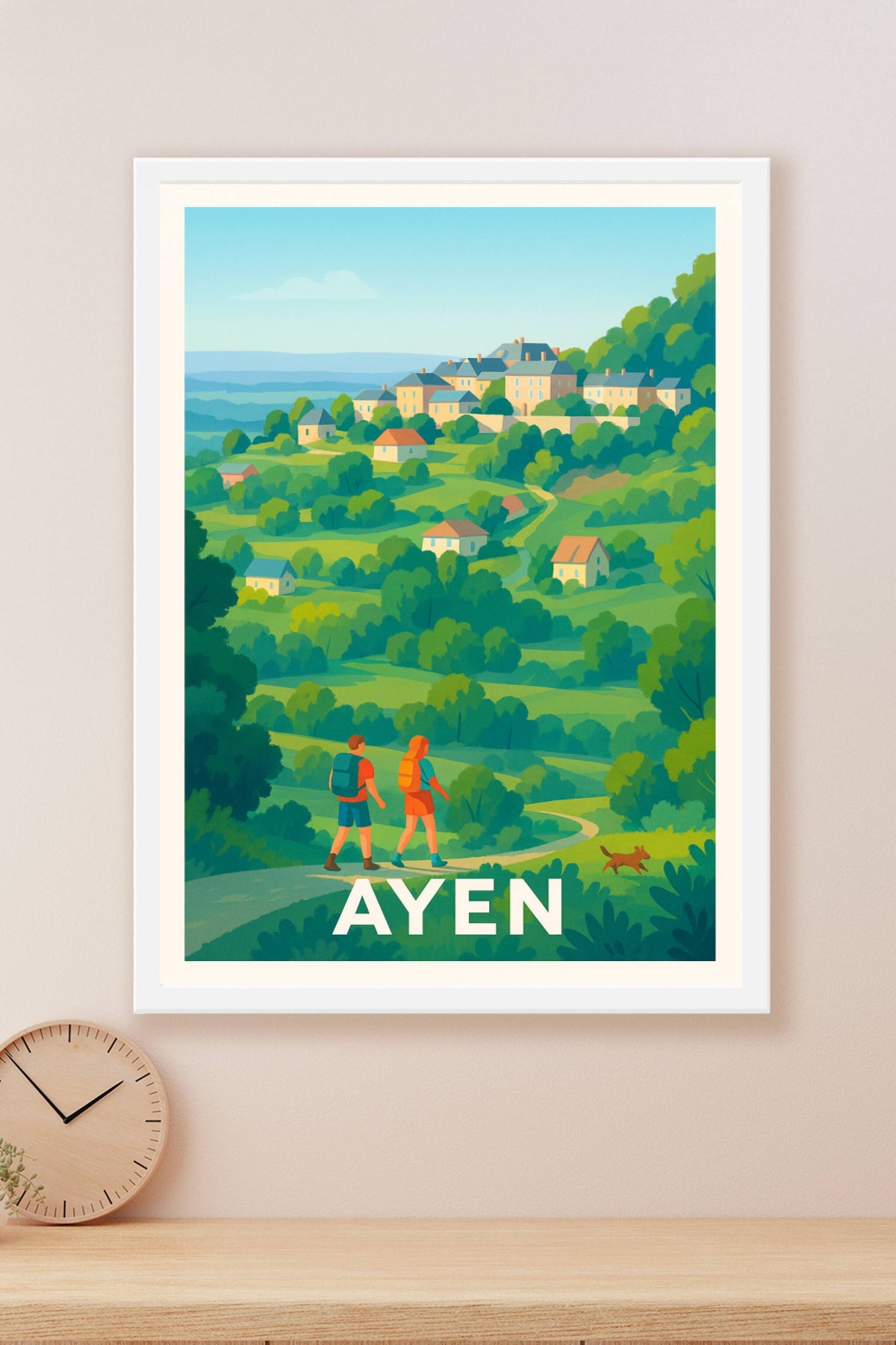 Affiche Ayen — Promenade bucolique en pleine nature · poster d'art de Ayen